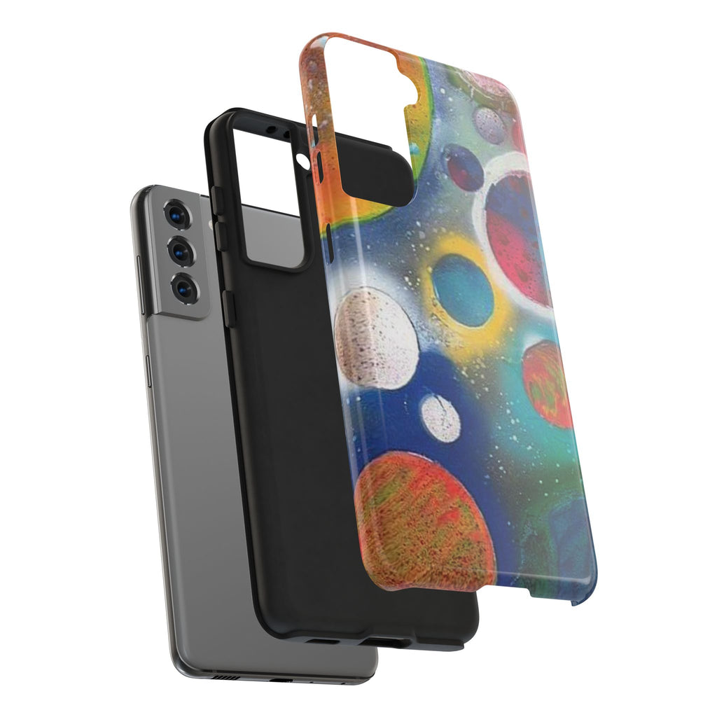 Galaxy Planets Themed Tough Phone Case (various phone options)