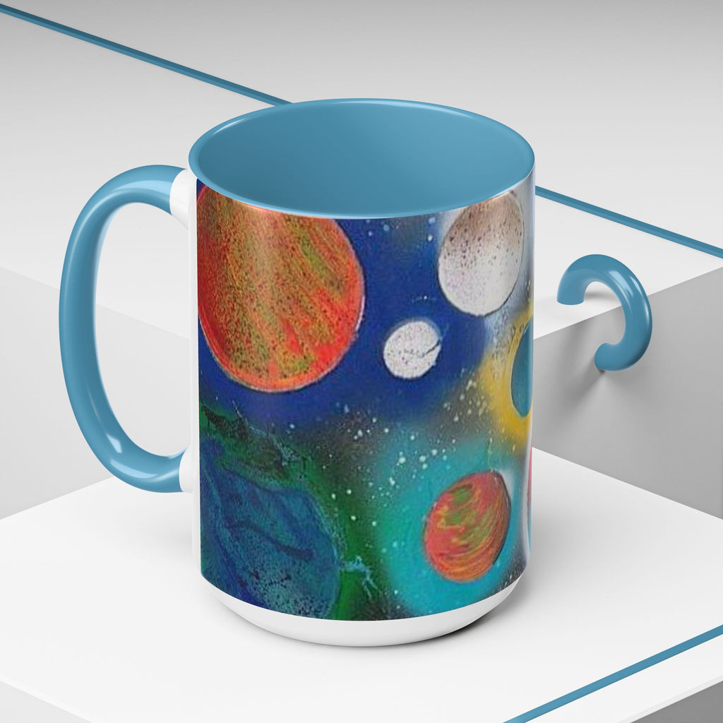 Galaxy Planets Accent Coffee Mug (11/15oz)