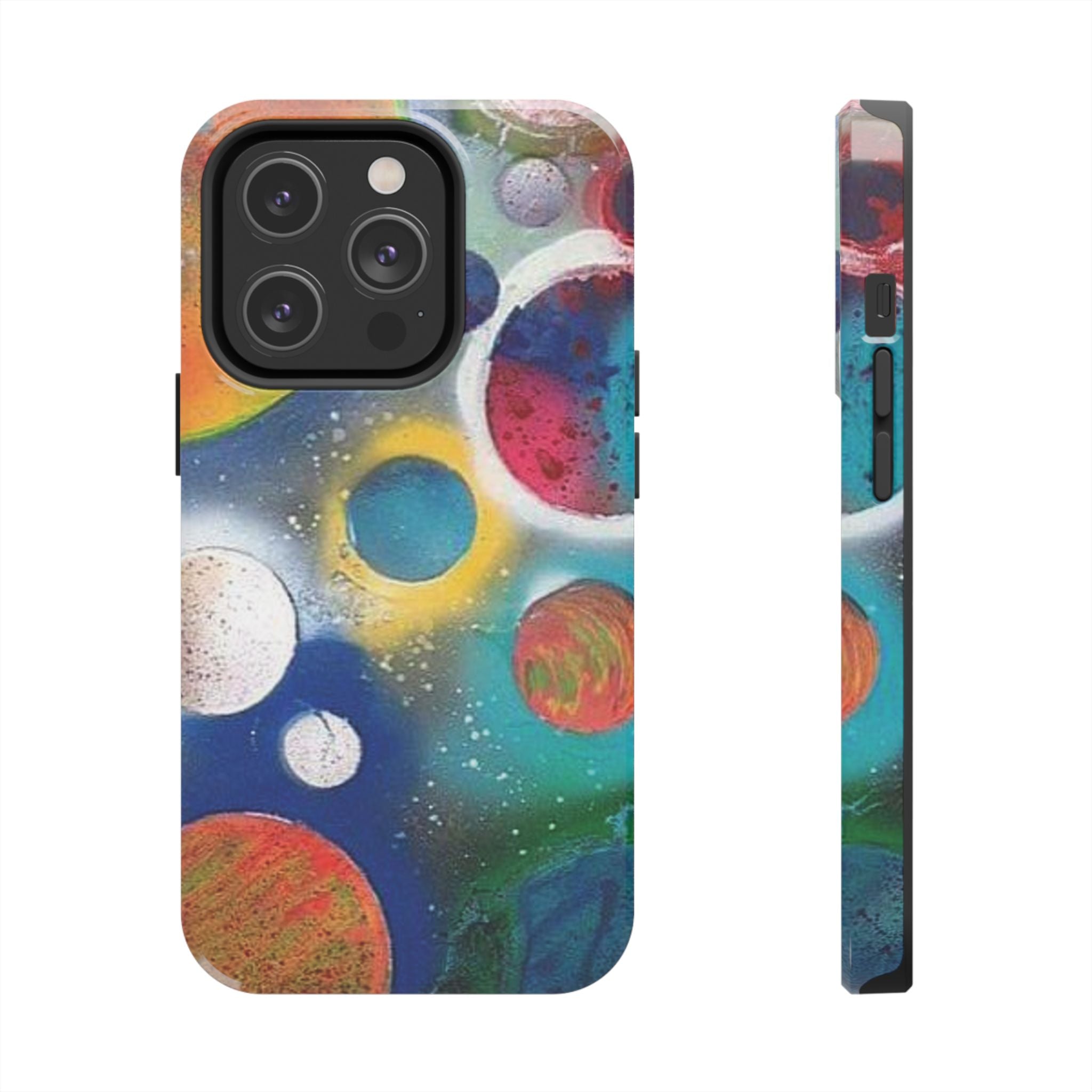 Galaxy Planets Themed Tough Phone Case (various phone options)