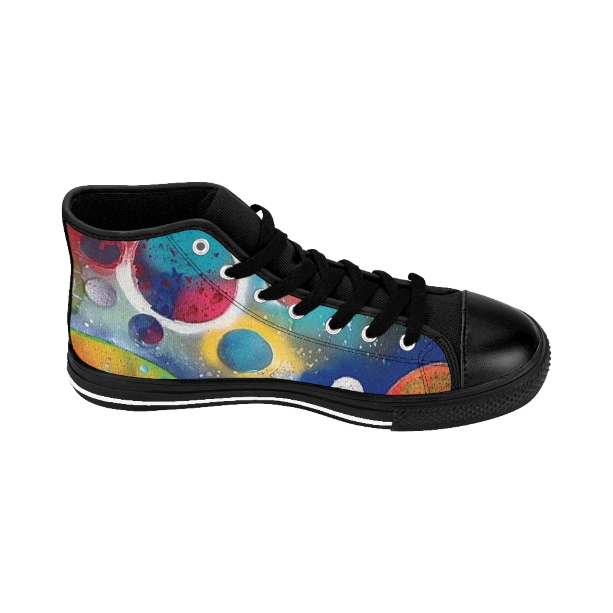 Galaxy Planets Women's High-Top Sneakers