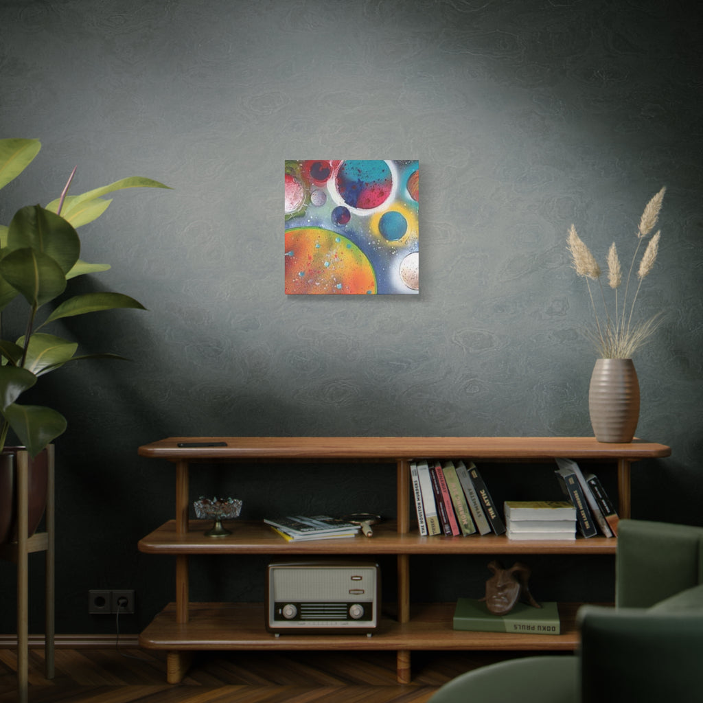 Galaxy Planets Art Print Matte Canvas