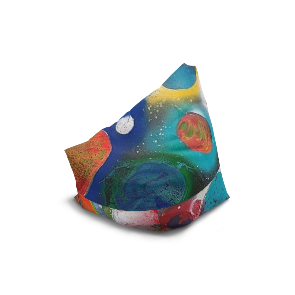 Galaxy Planets Bean Bag Slip Cover