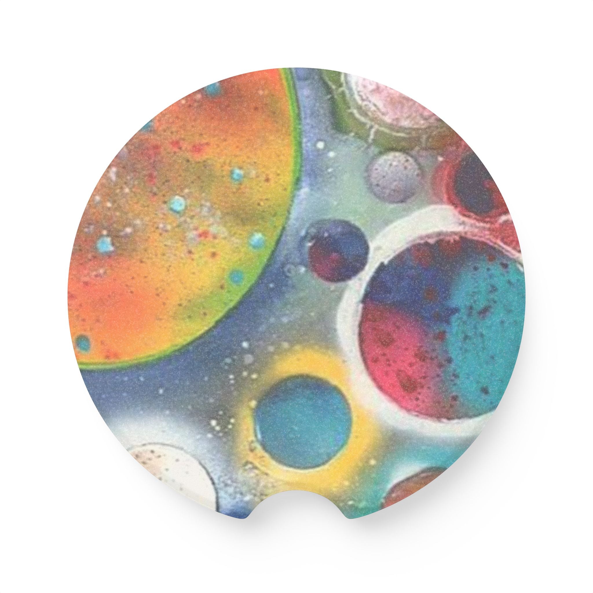 Galaxy Planets Soapstone Car Coaster