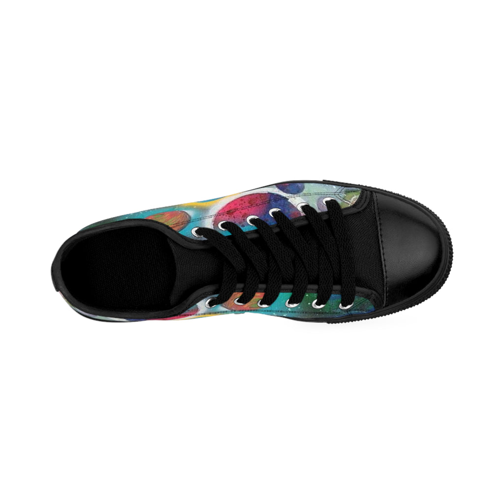 Galaxy Planets Men's Low-Top Sneakers