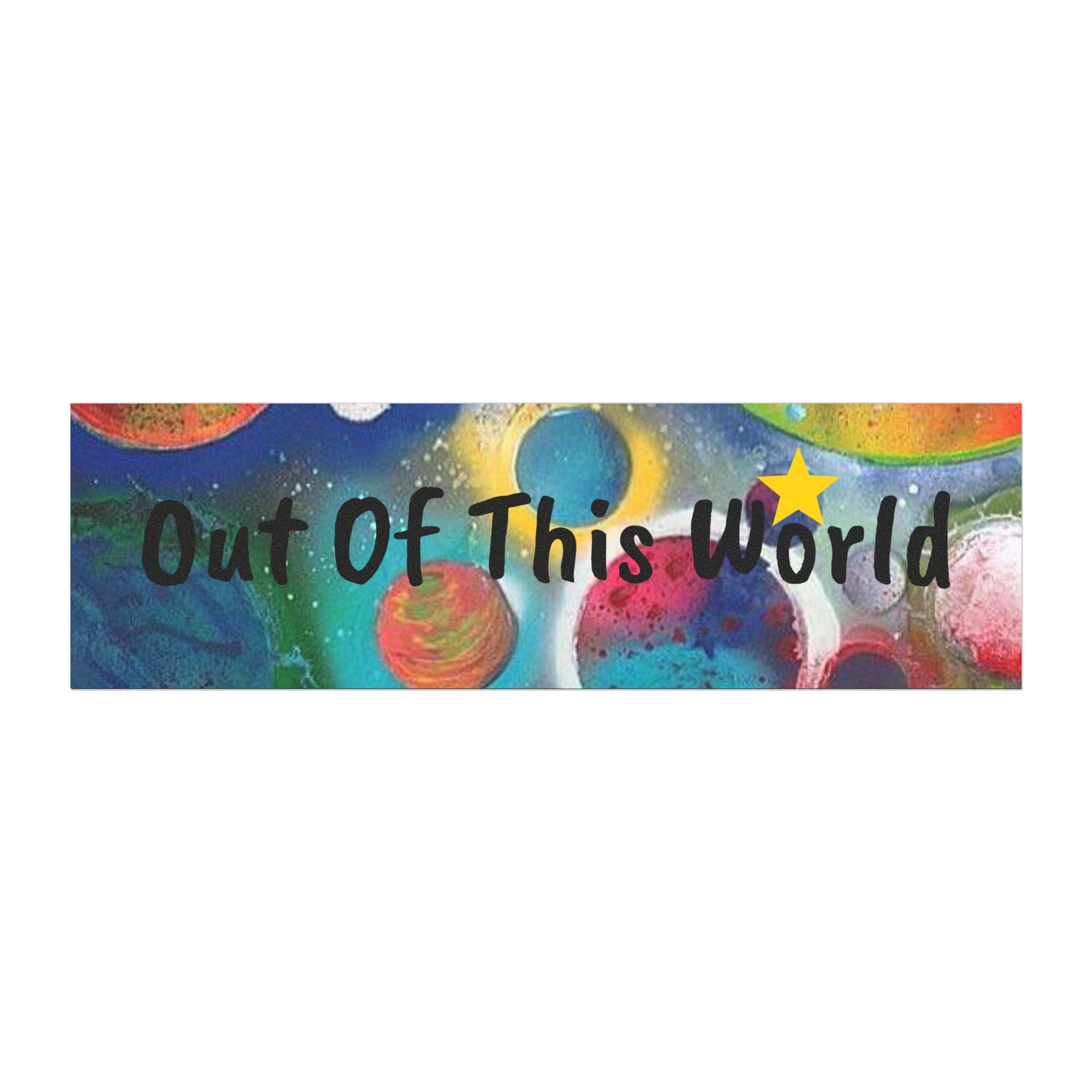 Galaxy Planets "Out of This World" Car Magnet