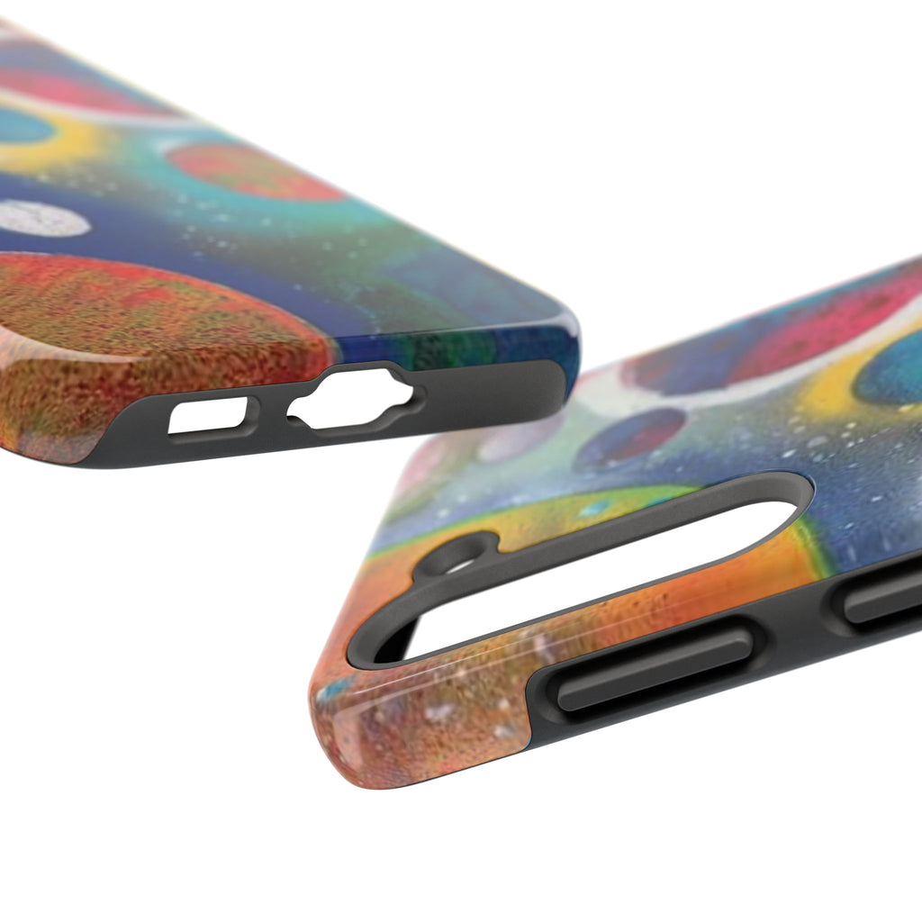 Galaxy Planets Themed Tough Phone Case (various phone options)
