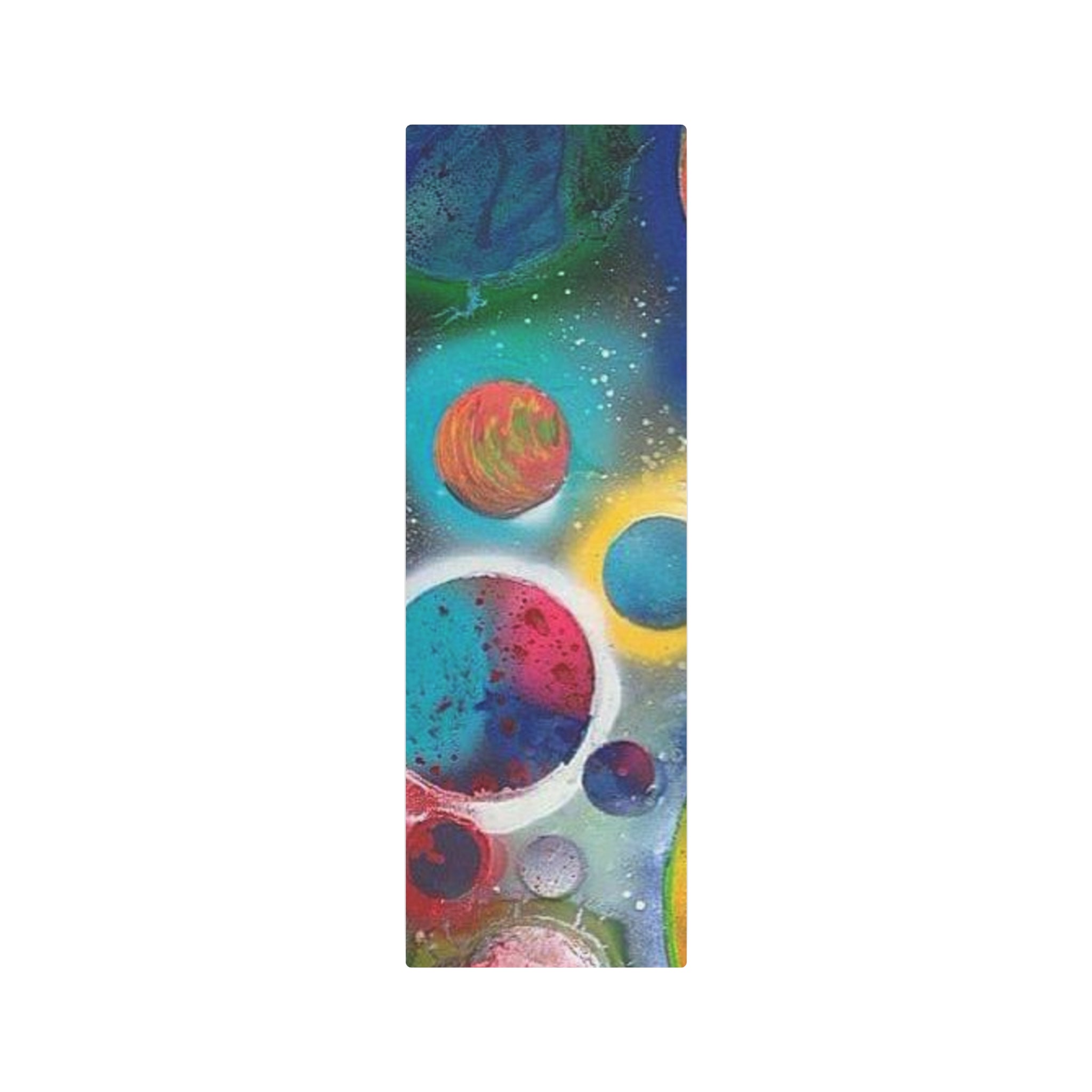 Galaxy Planets Metal Art Sign