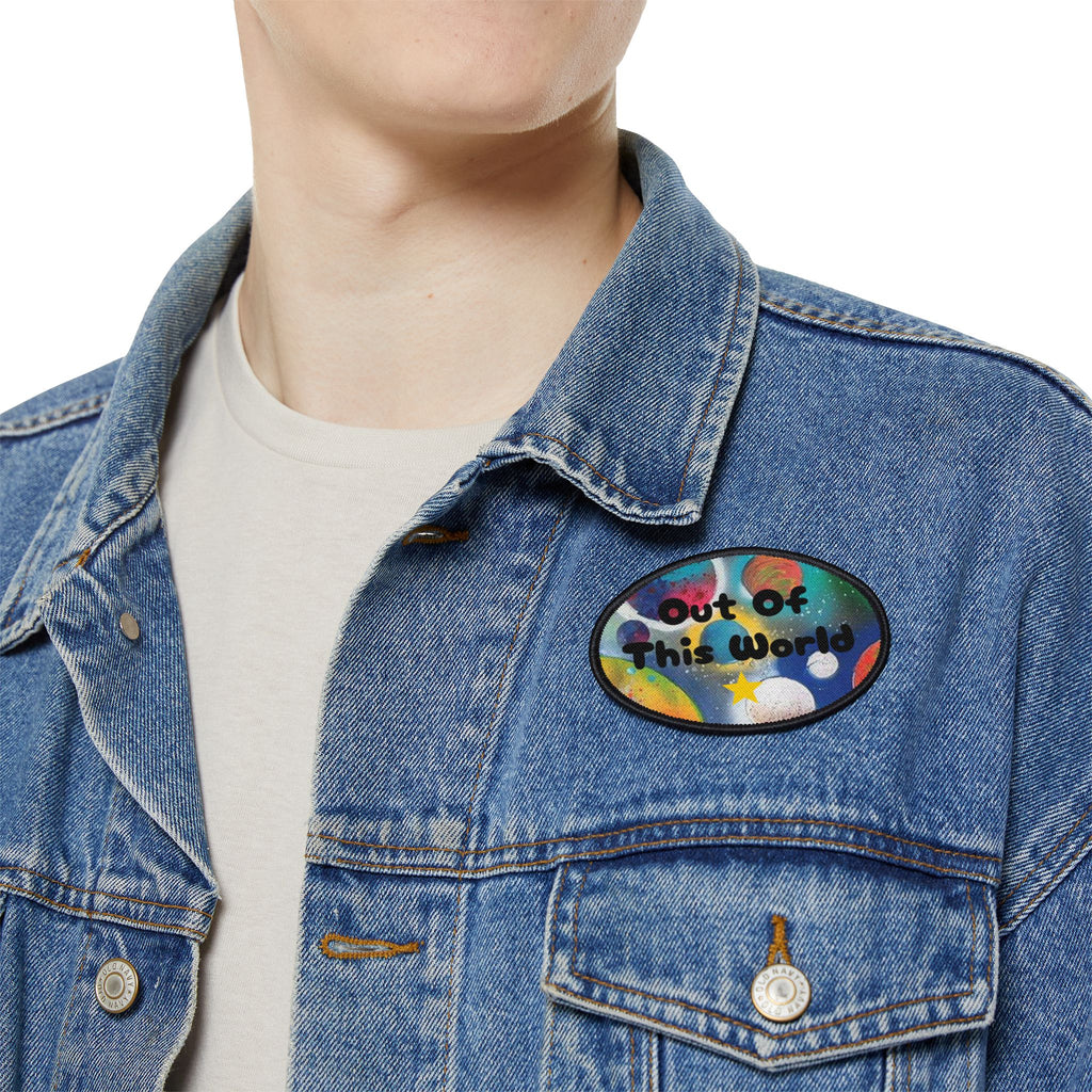 Galaxy Planets "Out Of This World" Iron-On Patch