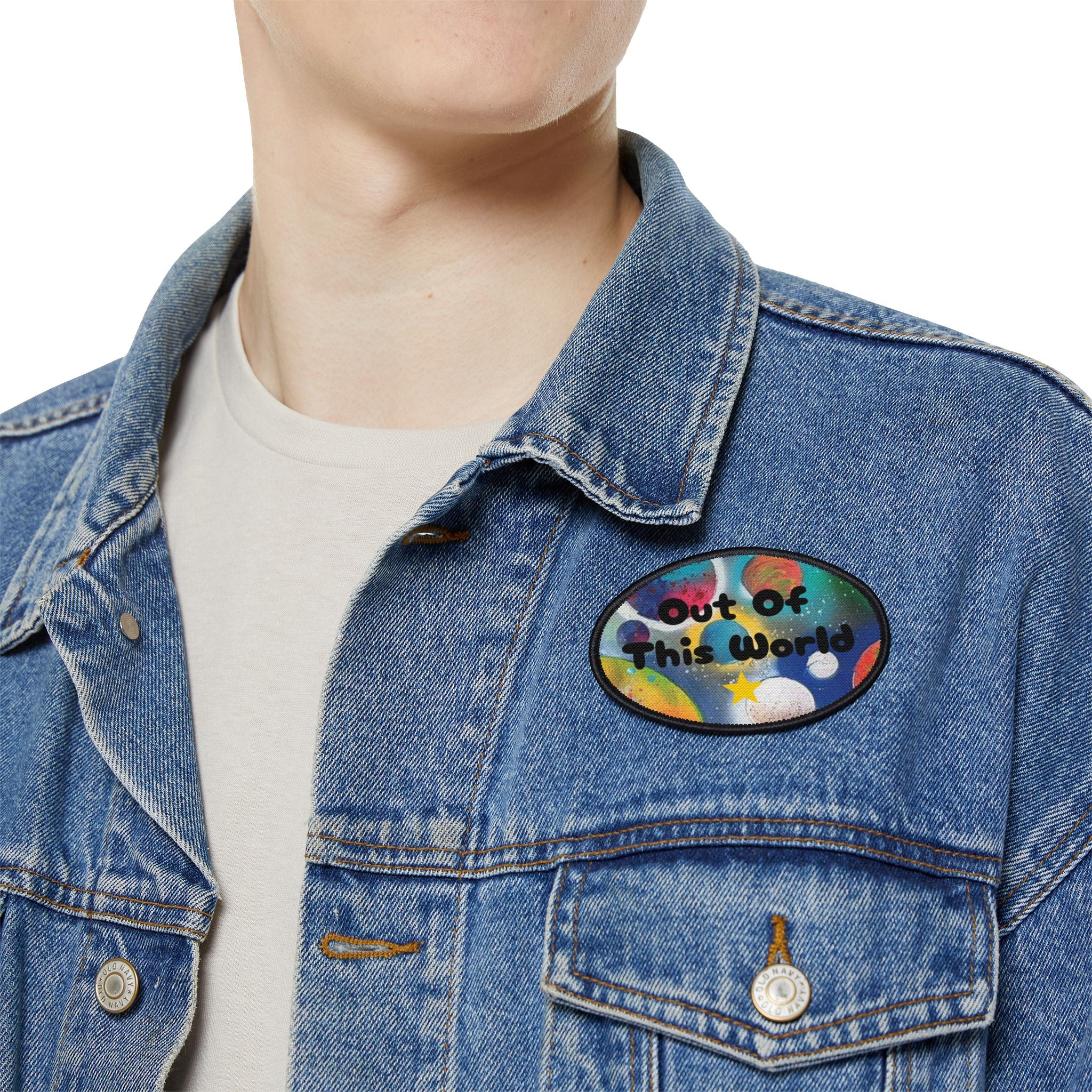 Galaxy Planets "Out Of This World" Iron-On Patch