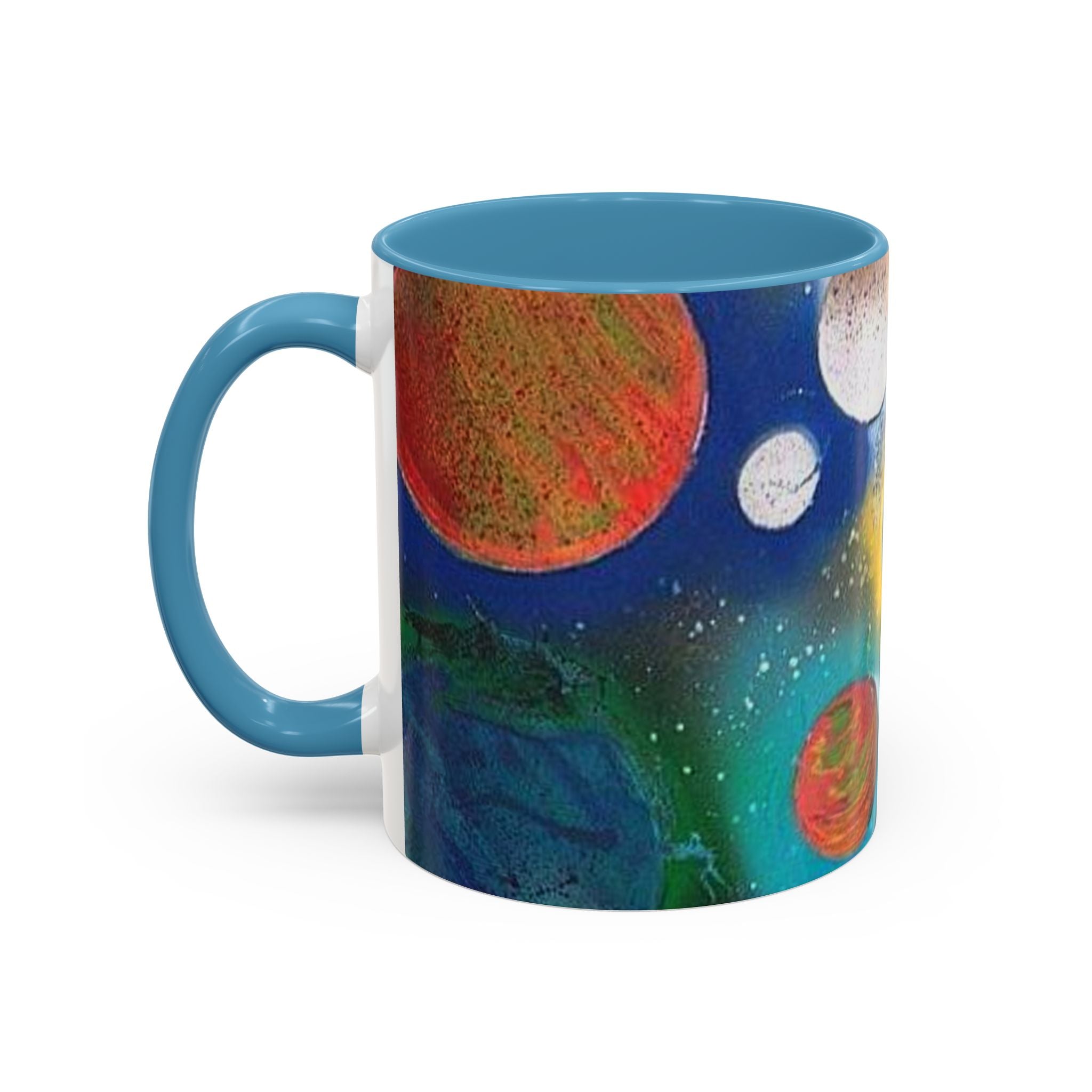 Galaxy Planets Accent Coffee Mug (11/15oz)