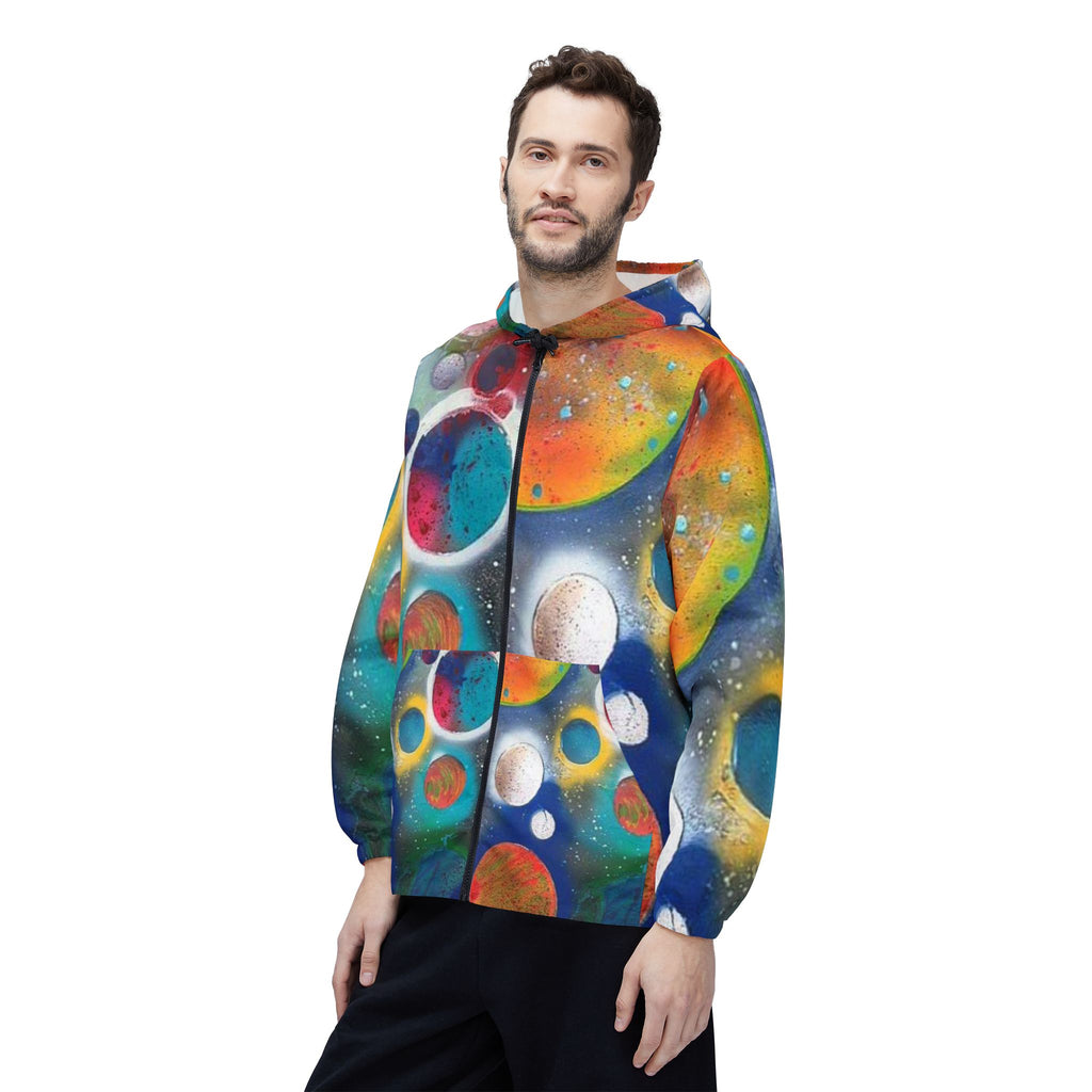 Galaxy Planets Windbreaker Jacket