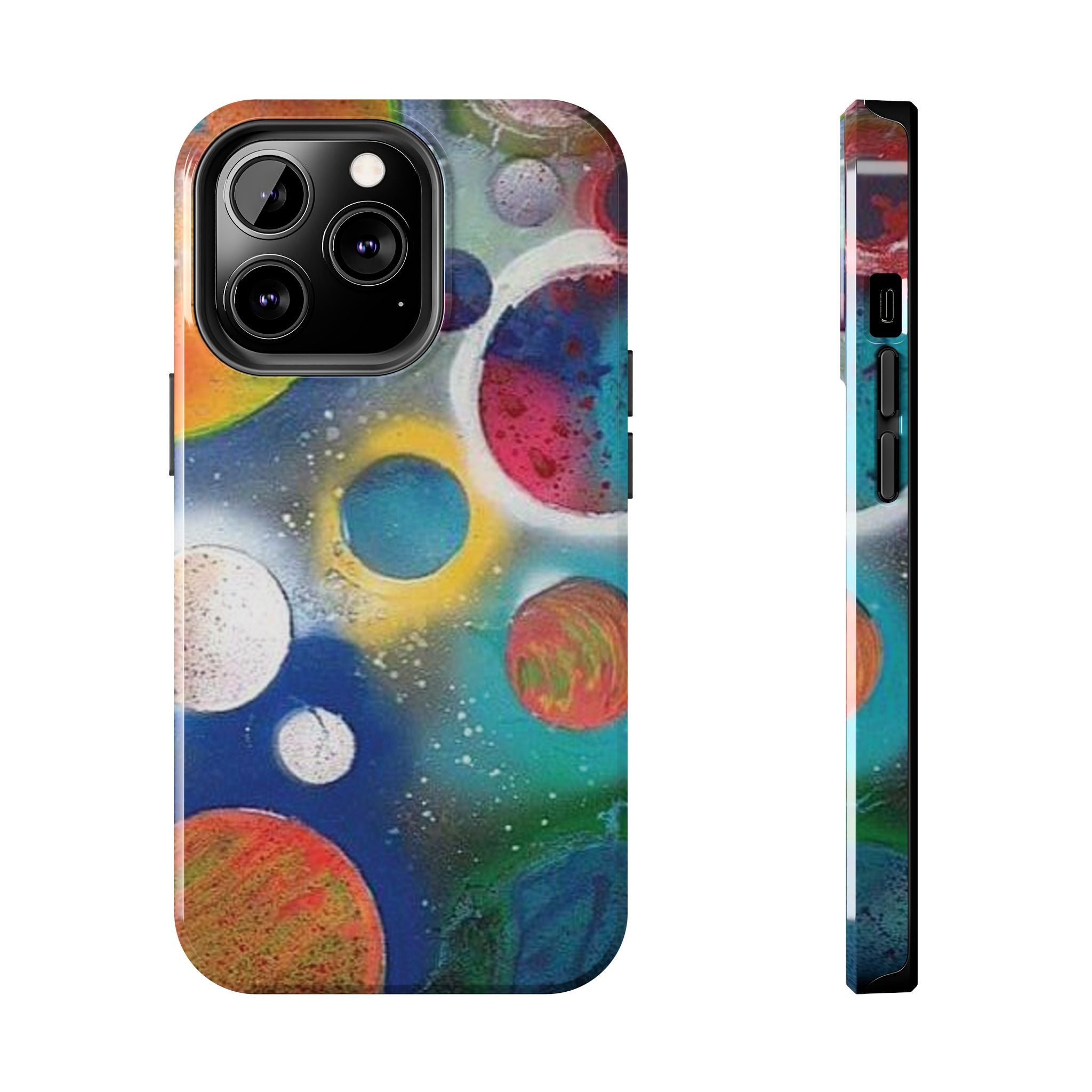 Galaxy Planets Themed Tough Phone Case (various phone options)