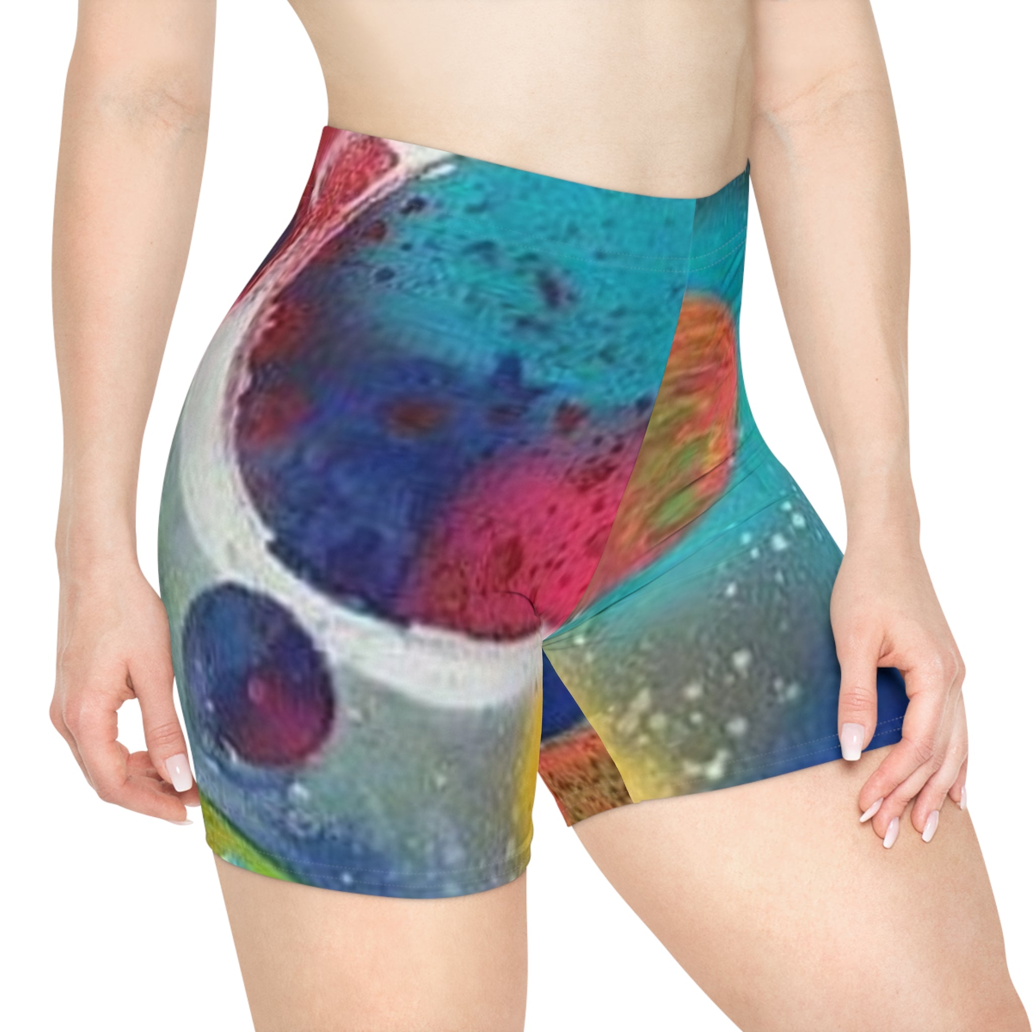 Galaxy Planets Women's Biker Shorts