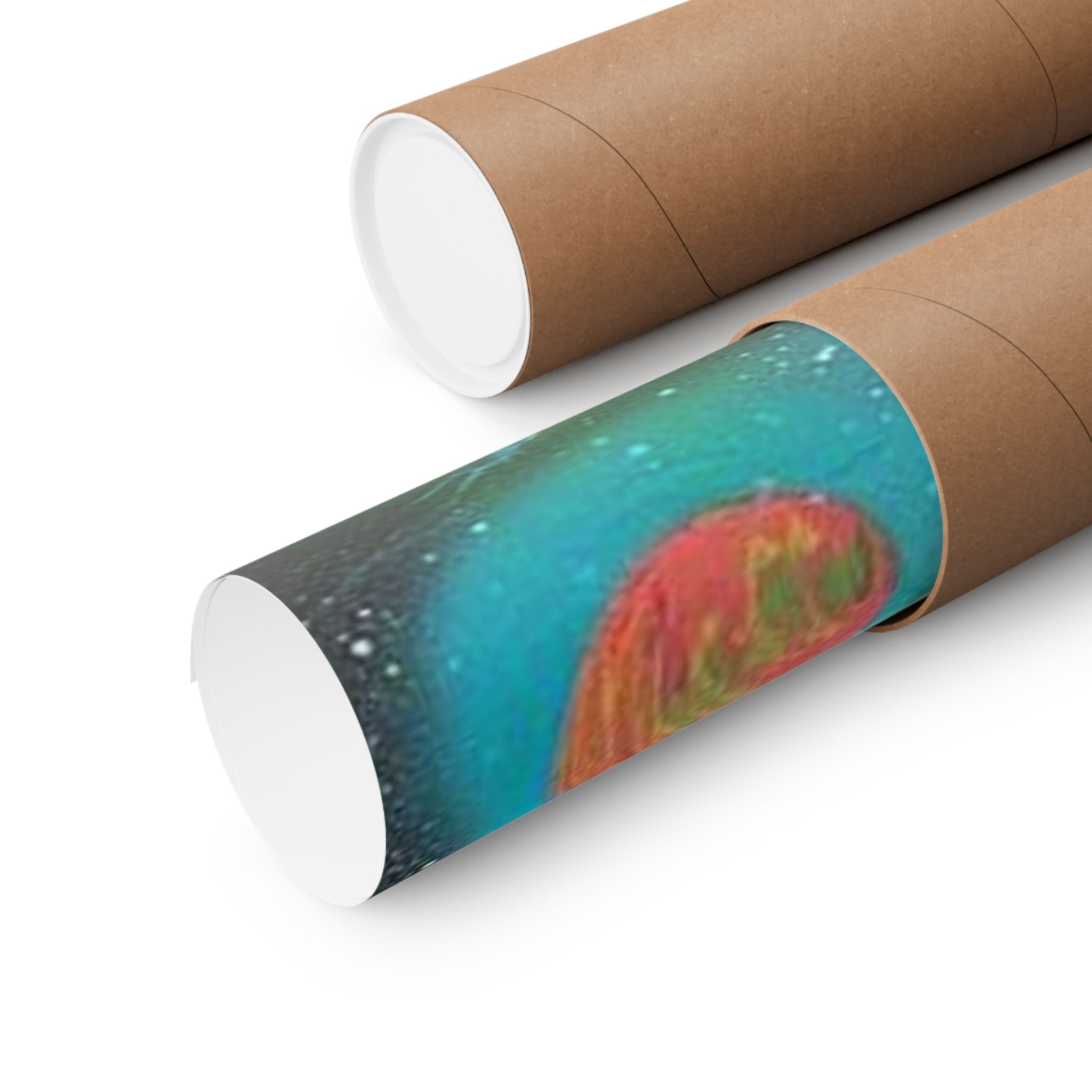 Galaxy Planets Print Matte Vertical Poster