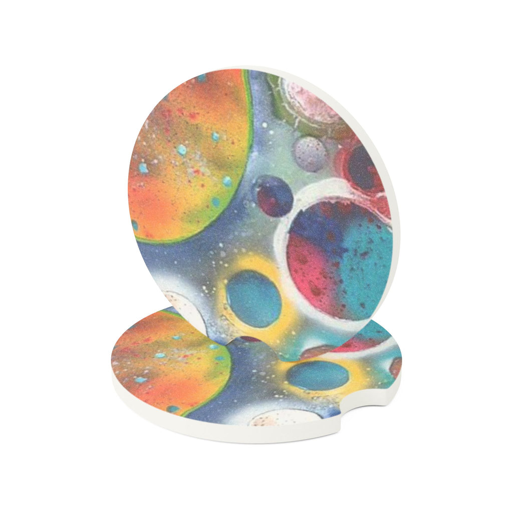 Galaxy Planets Soapstone Car Coaster