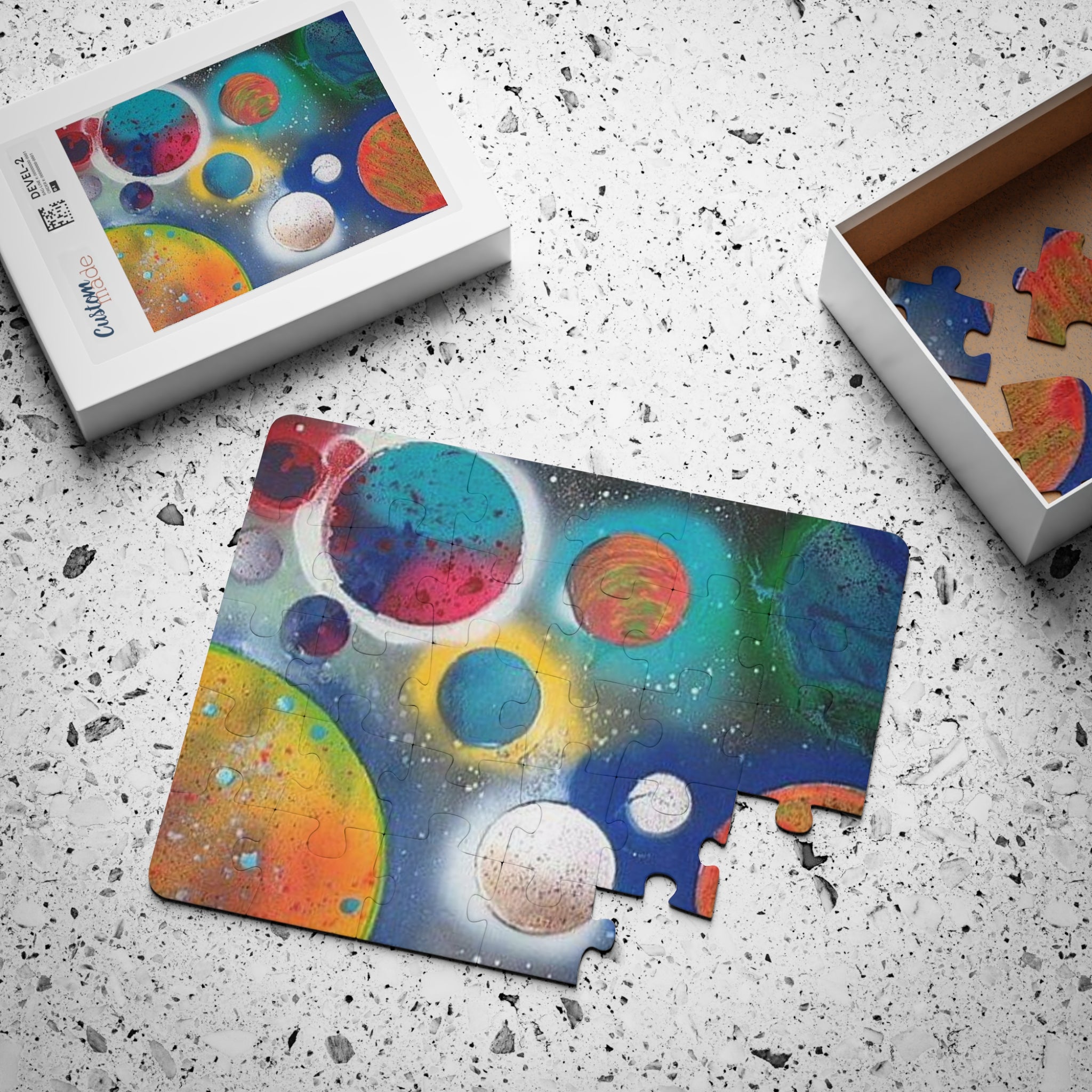Galaxy Planets Kids Puzzle 30-Piece Jigsaw for Toddlers & Preschoolers