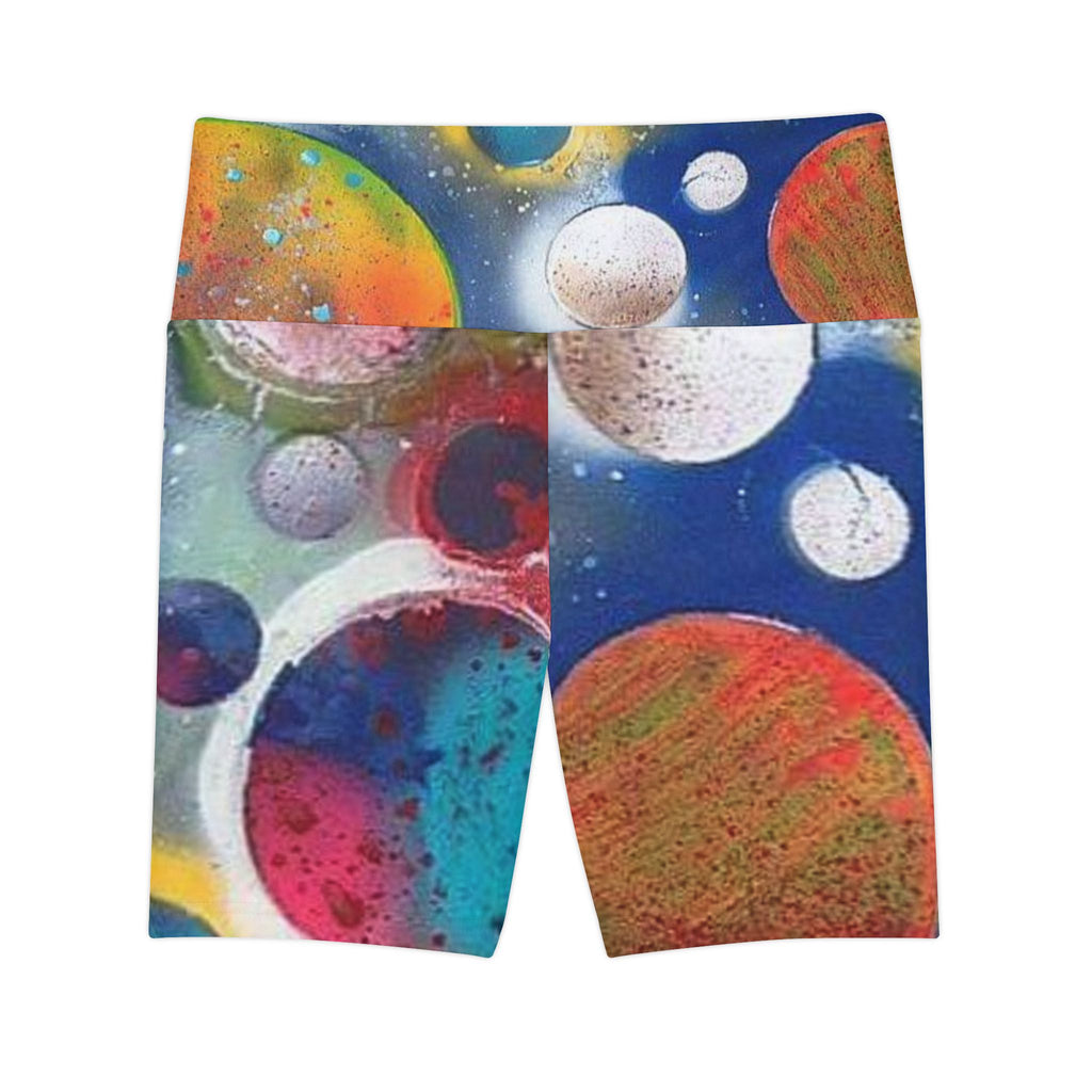 Galaxy Planets Women's Workout Shorts