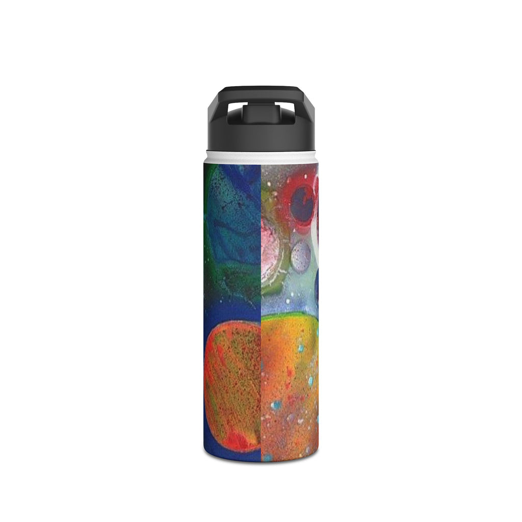 Galaxy Planets Stainless Steel Water Bottle