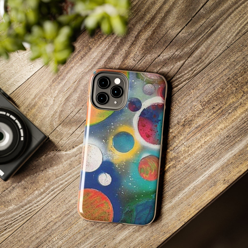 Galaxy Planets Themed Tough Phone Case (various phone options)