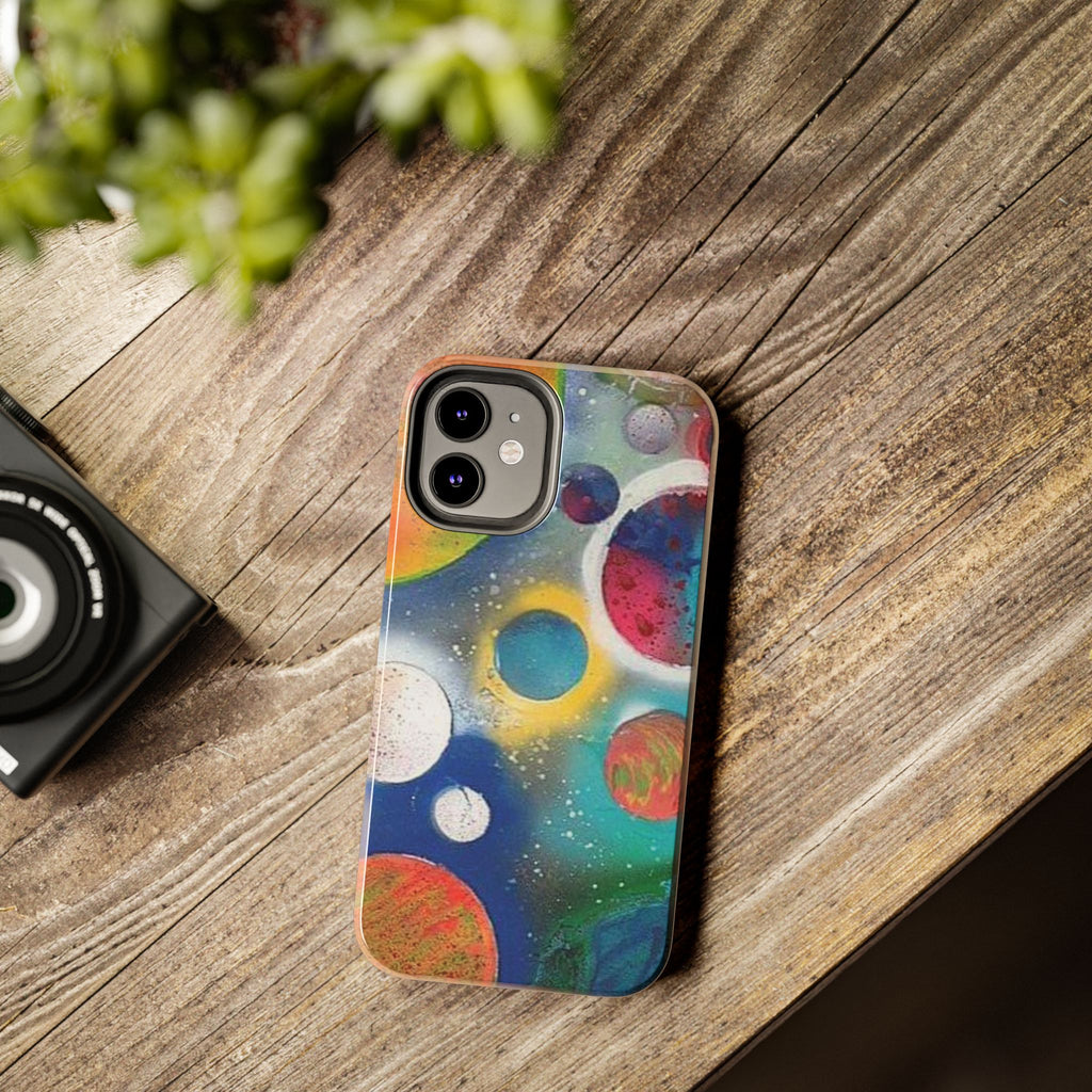 Galaxy Planets Themed Tough Phone Case (various phone options)