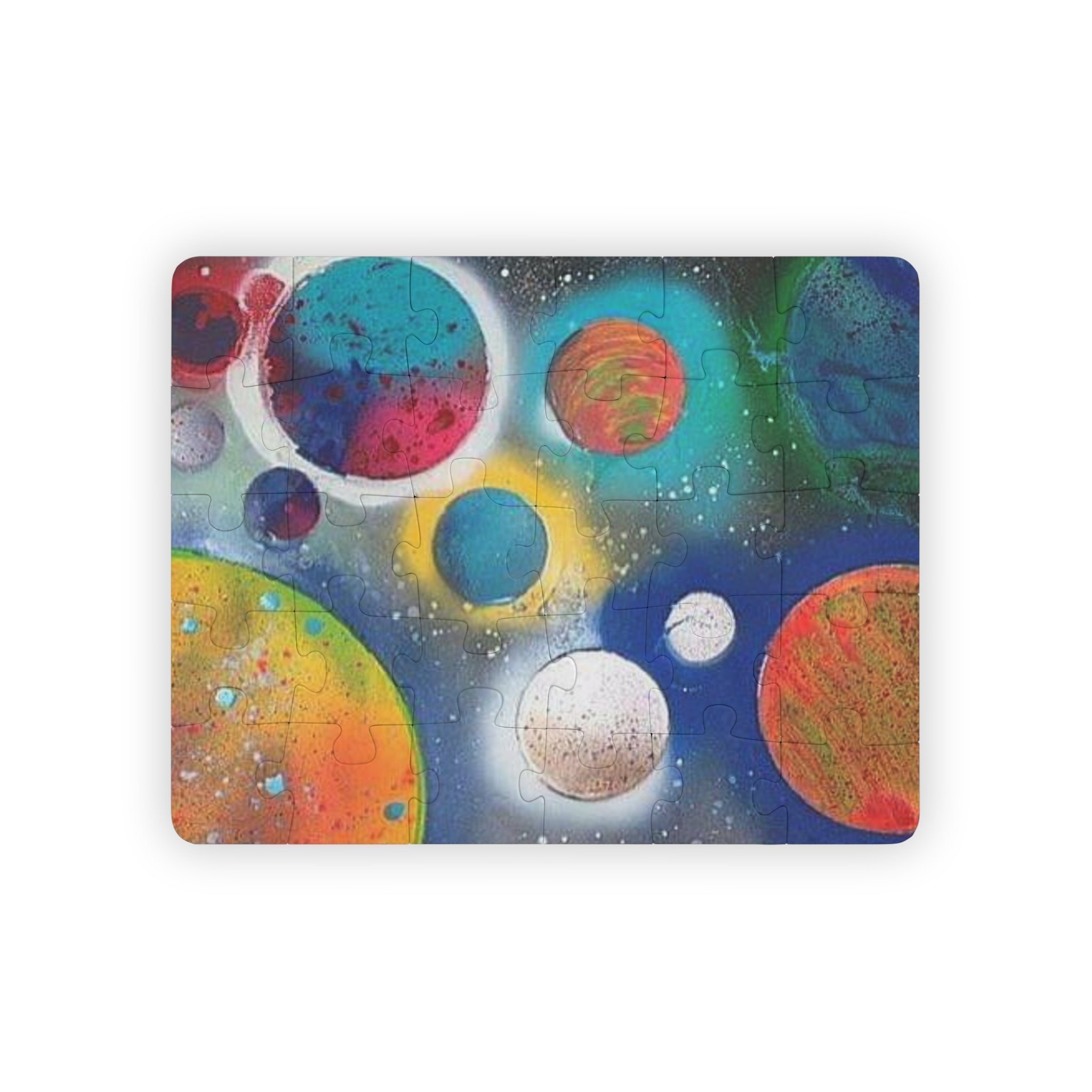 Galaxy Planets Kids Puzzle 30-Piece Jigsaw for Toddlers & Preschoolers
