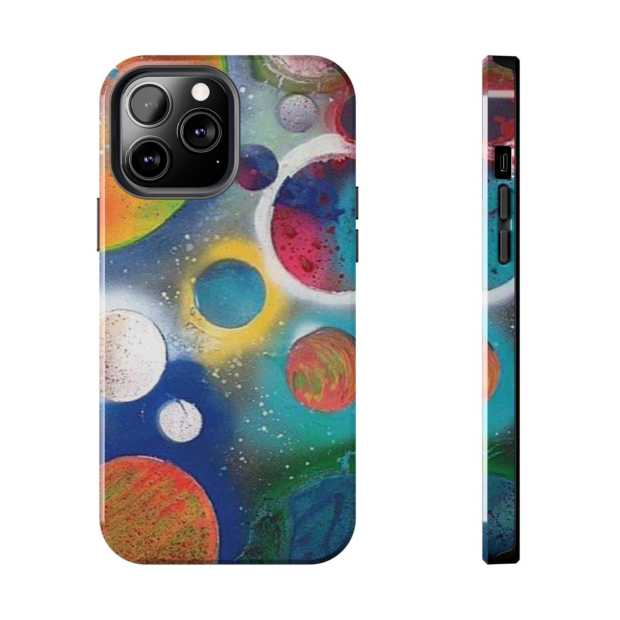 Galaxy Planets Themed Tough Phone Case (various phone options)