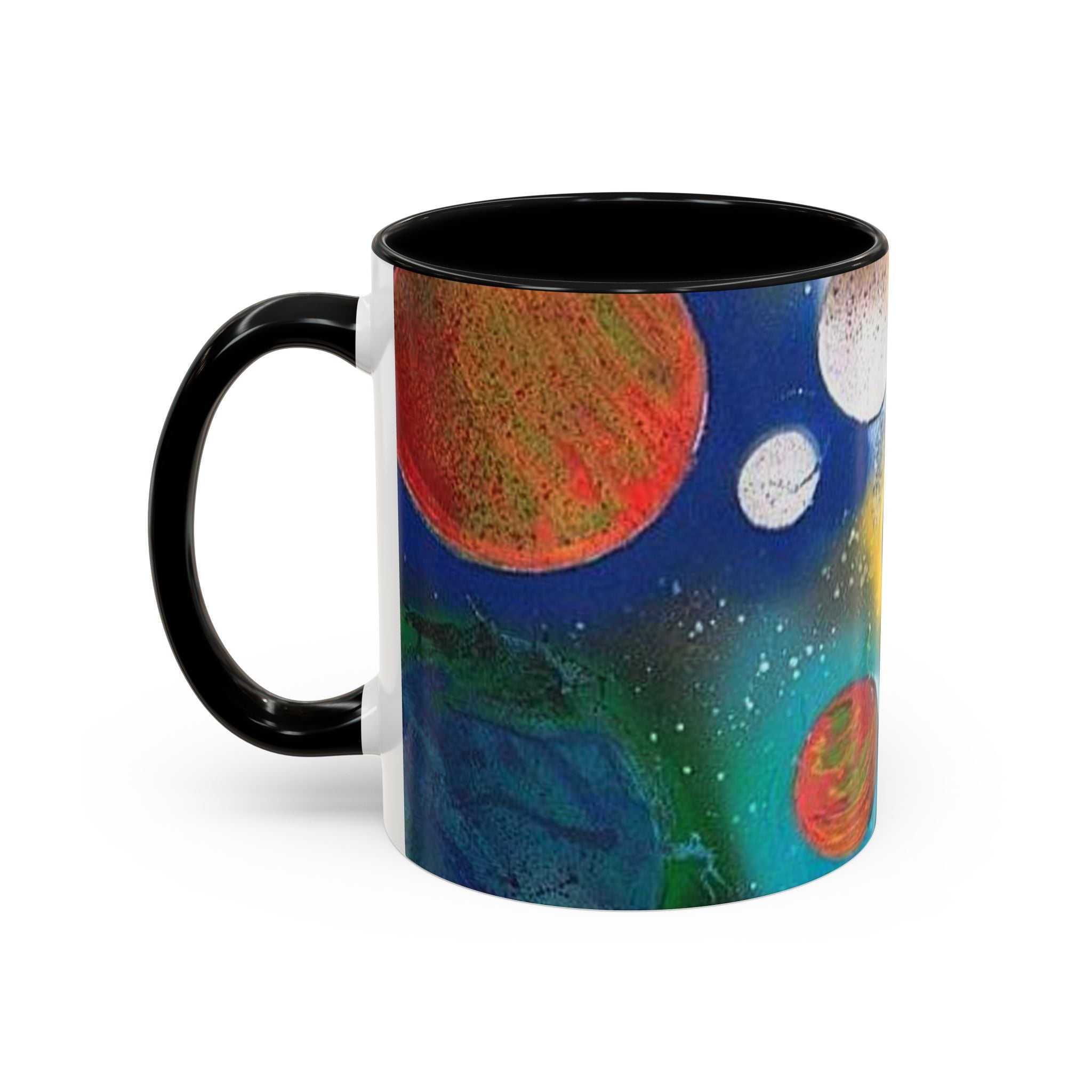 Galaxy Planets Accent Coffee Mug (11/15oz)
