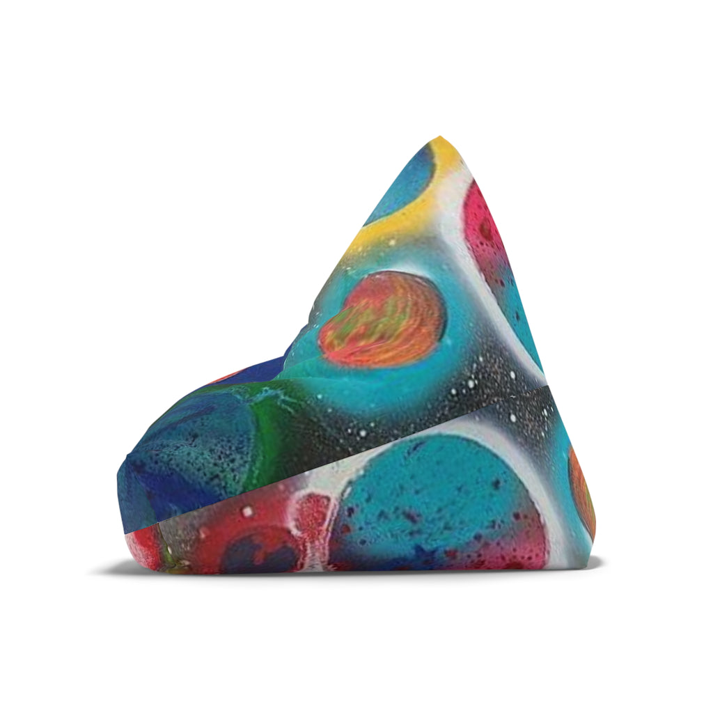 Galaxy Planets Bean Bag Slip Cover