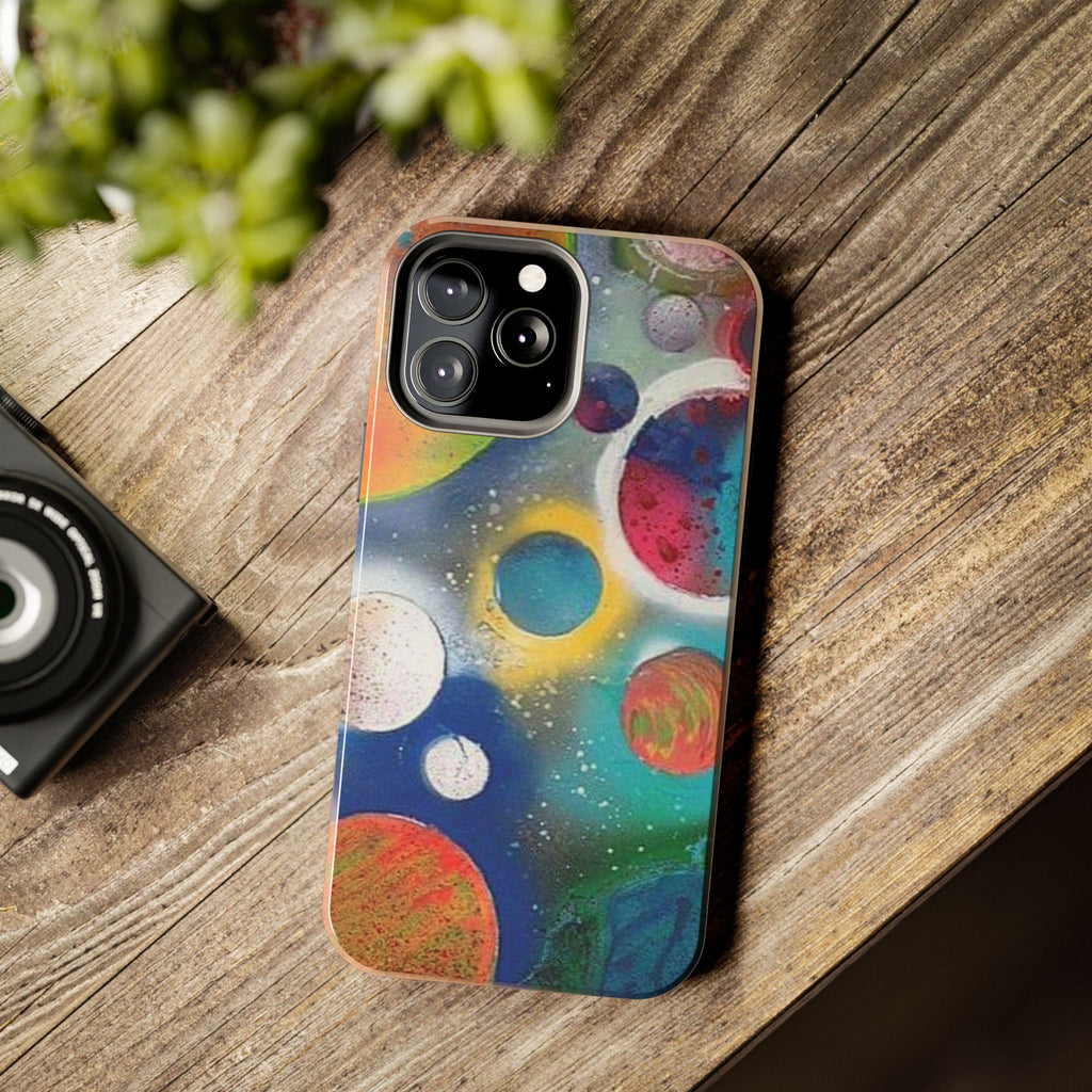 Galaxy Planets Themed Tough Phone Case (various phone options)
