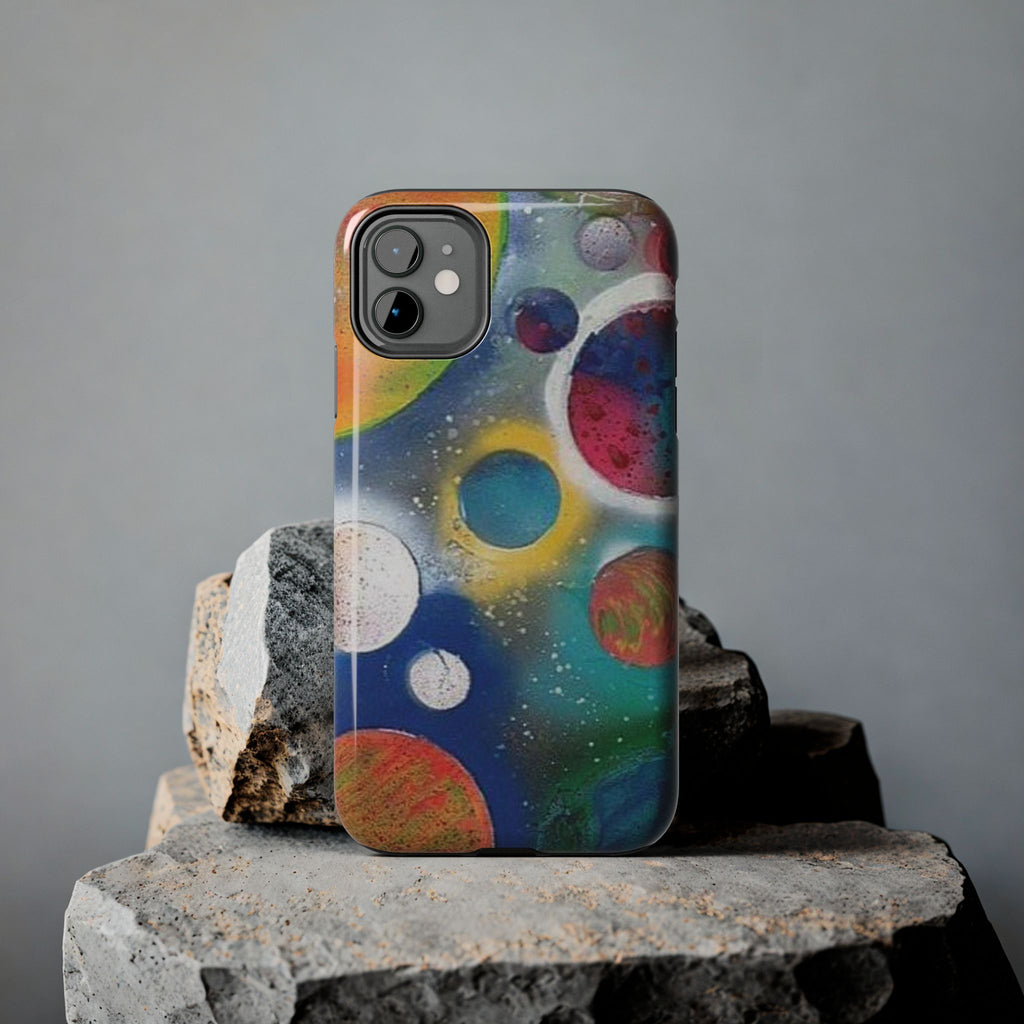 Galaxy Planets Themed Tough Phone Case (various phone options)