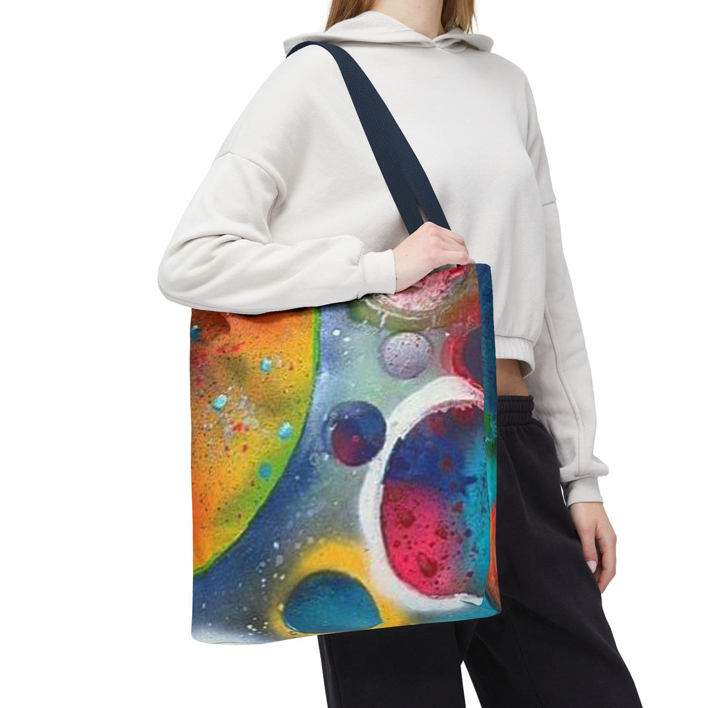Galaxy Planets Tote Bag