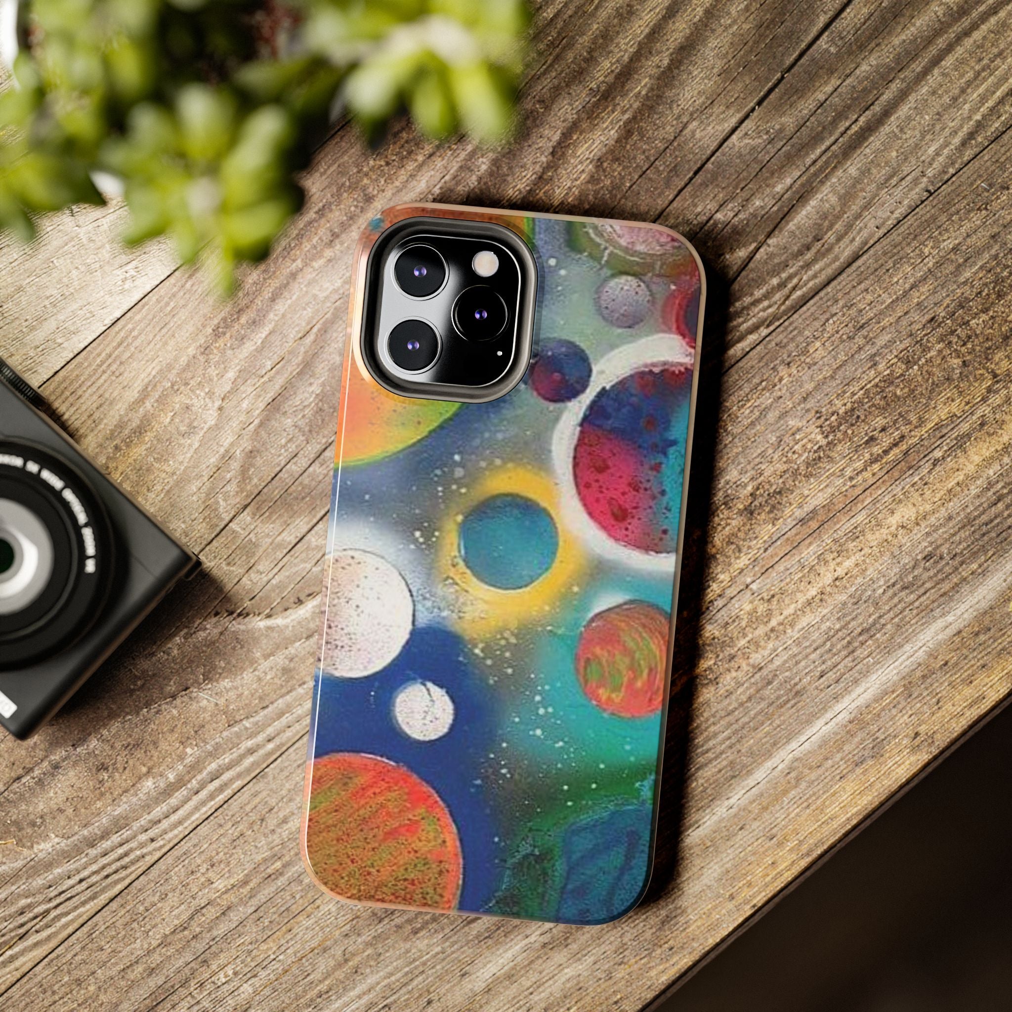 Galaxy Planets Themed Tough Phone Case (various phone options)