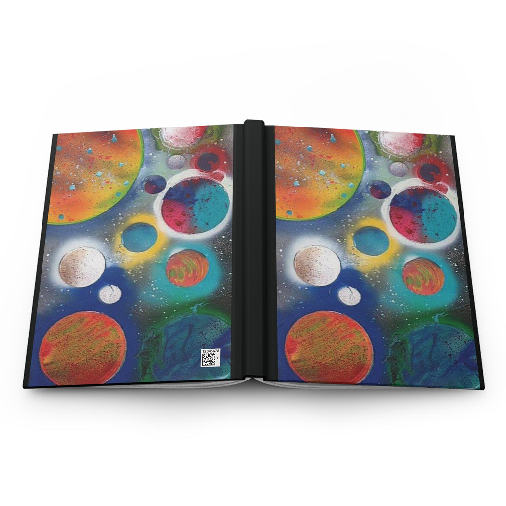 Galaxy Planets Hardcover Journal