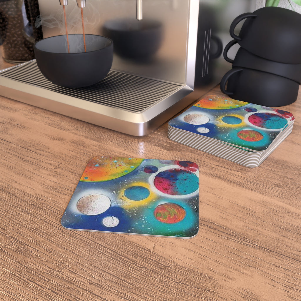 Galaxy Planets Drink Coasters Set (50/100 pcs)