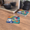 Galaxy Planets Drink Coasters Set (50/100 pcs)