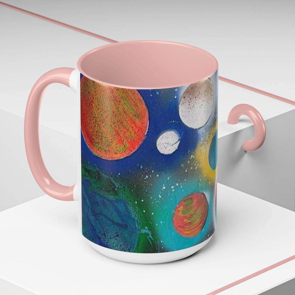 Galaxy Planets Accent Coffee Mug (11/15oz)