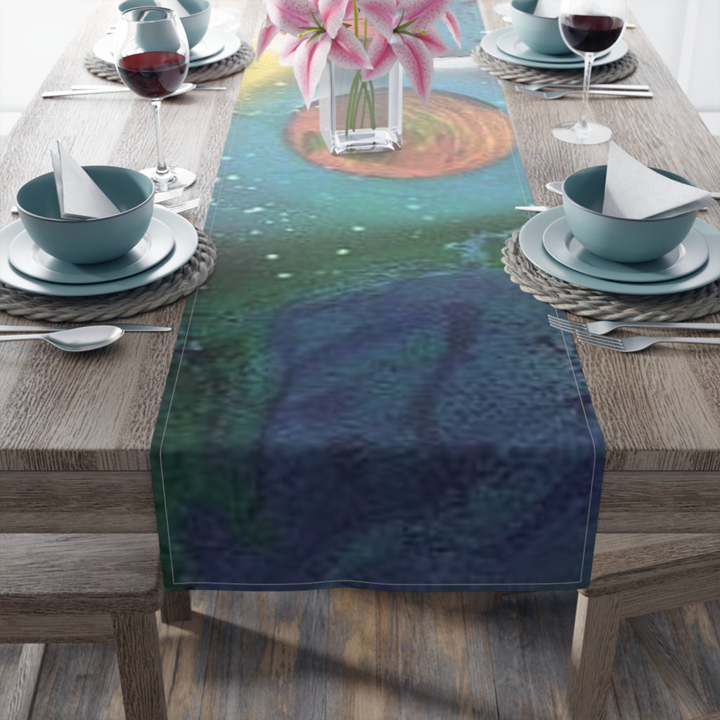 Galaxy Planets Table Runner