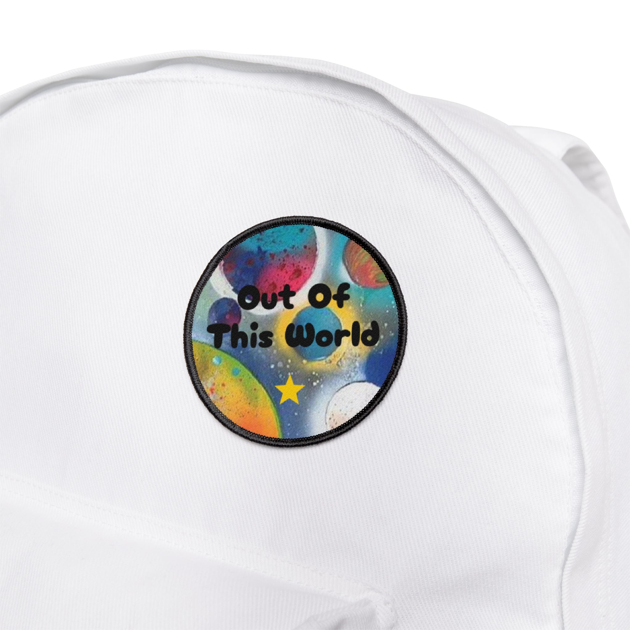 Galaxy Planets "Out Of This World" Iron-On Patch