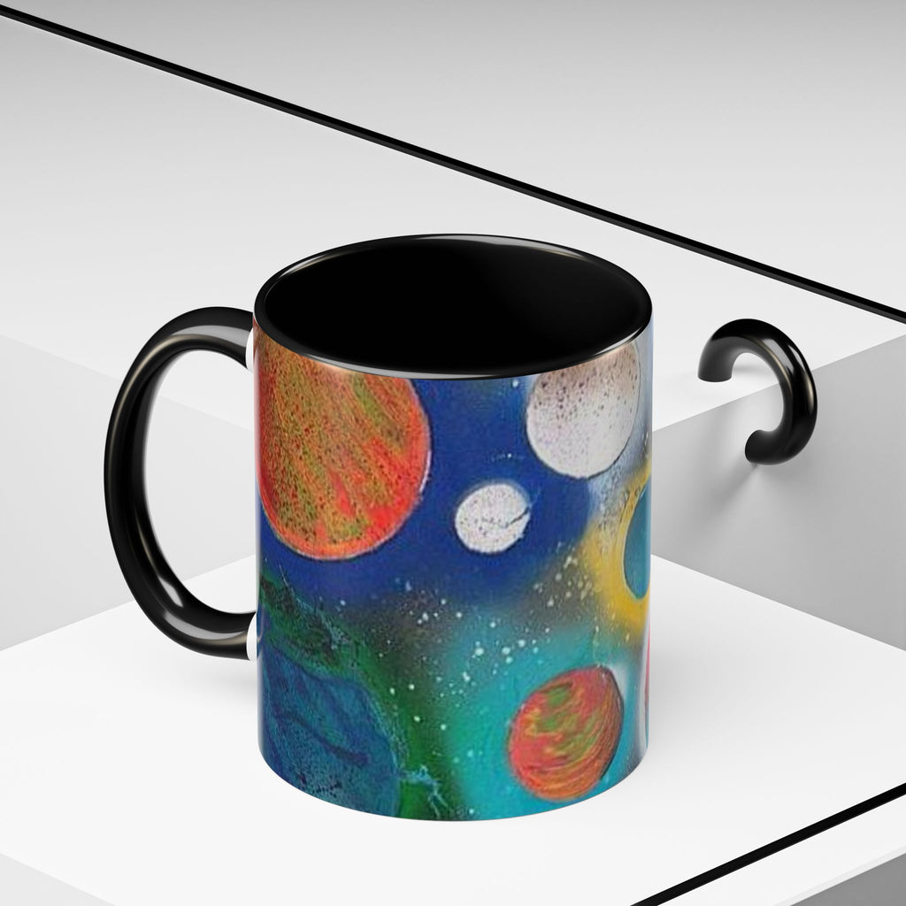 Galaxy Planets Accent Coffee Mug (11/15oz)