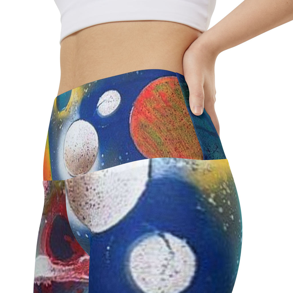 Galaxy Planets Women's Workout Shorts