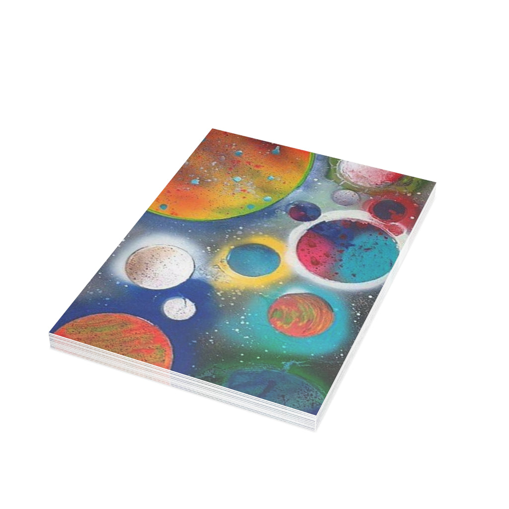 Galaxy Planets Print Postcard Bundles