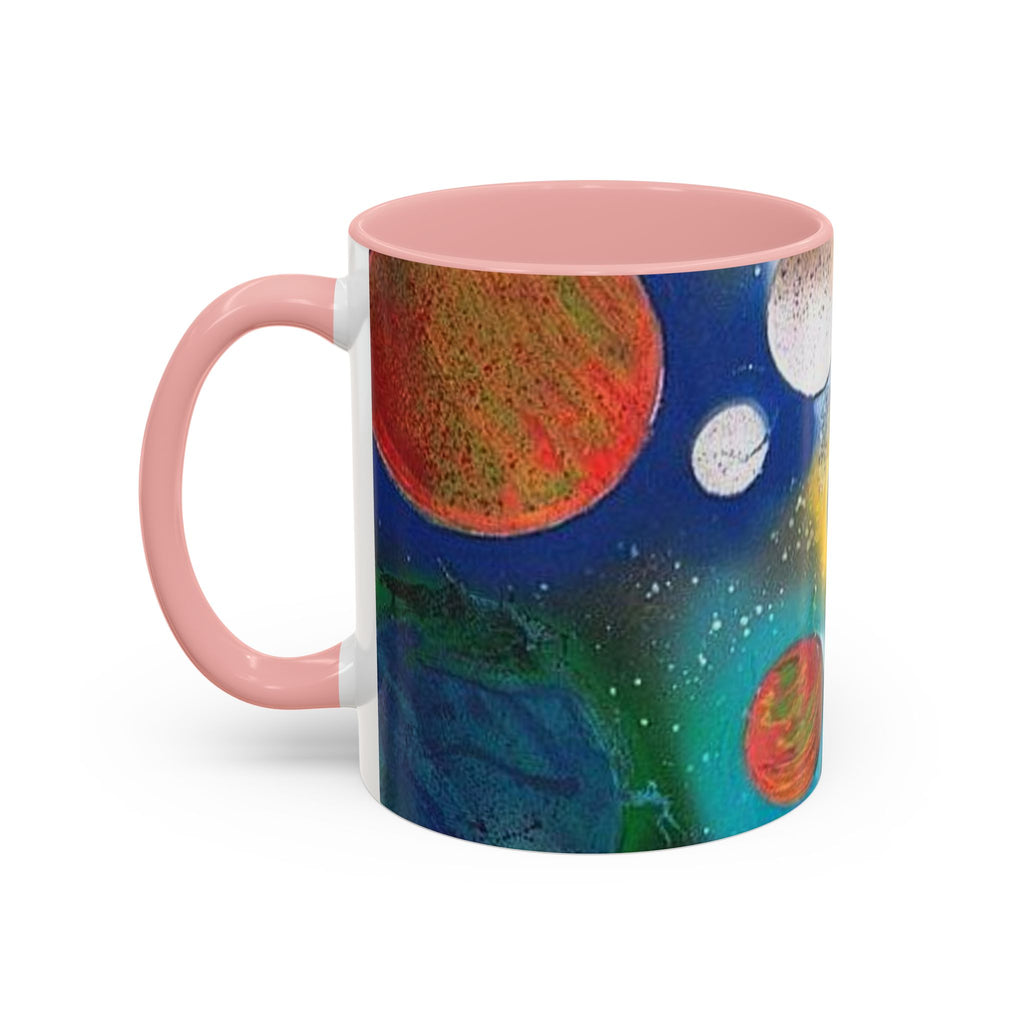 Galaxy Planets Accent Coffee Mug (11/15oz)