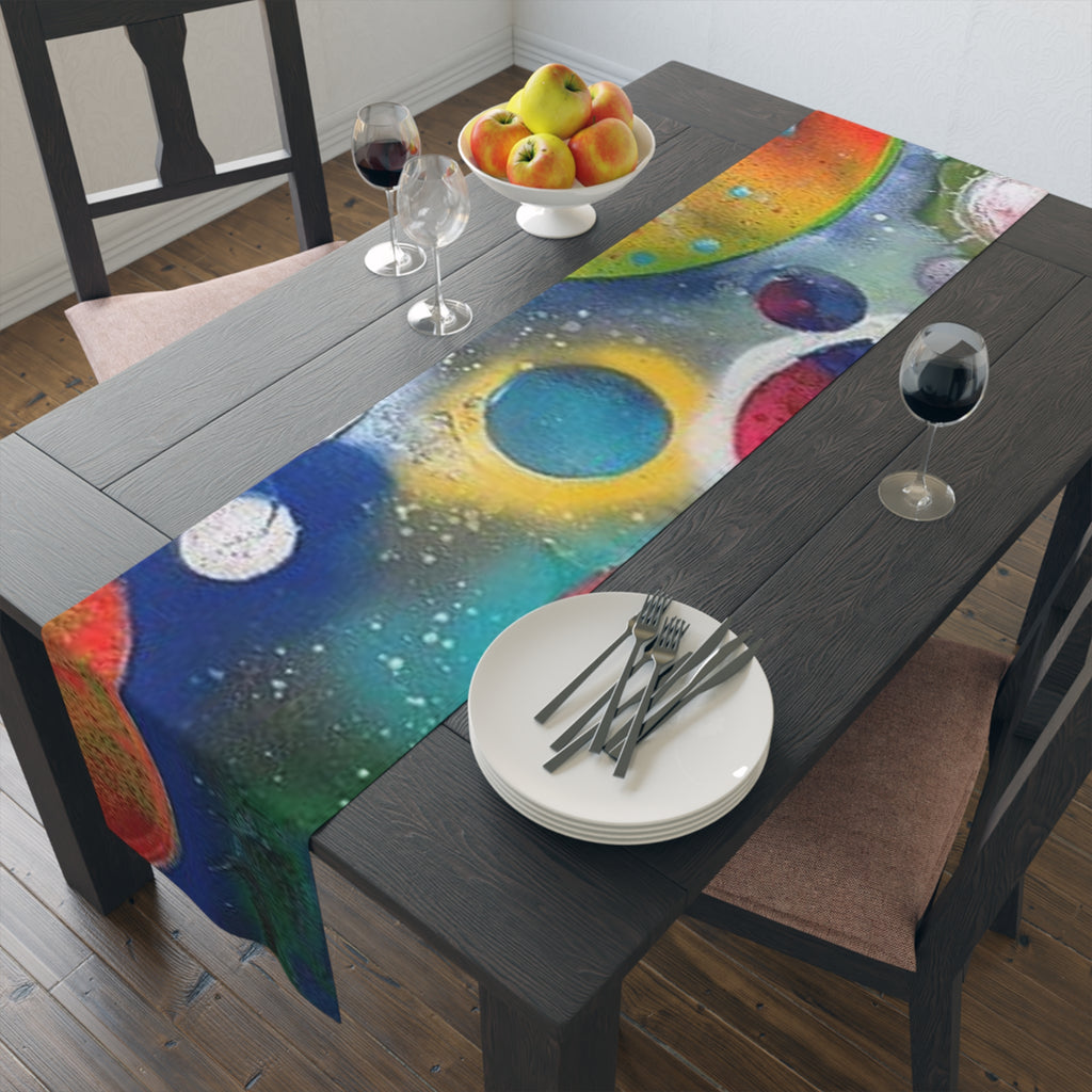 Galaxy Planets Table Runner