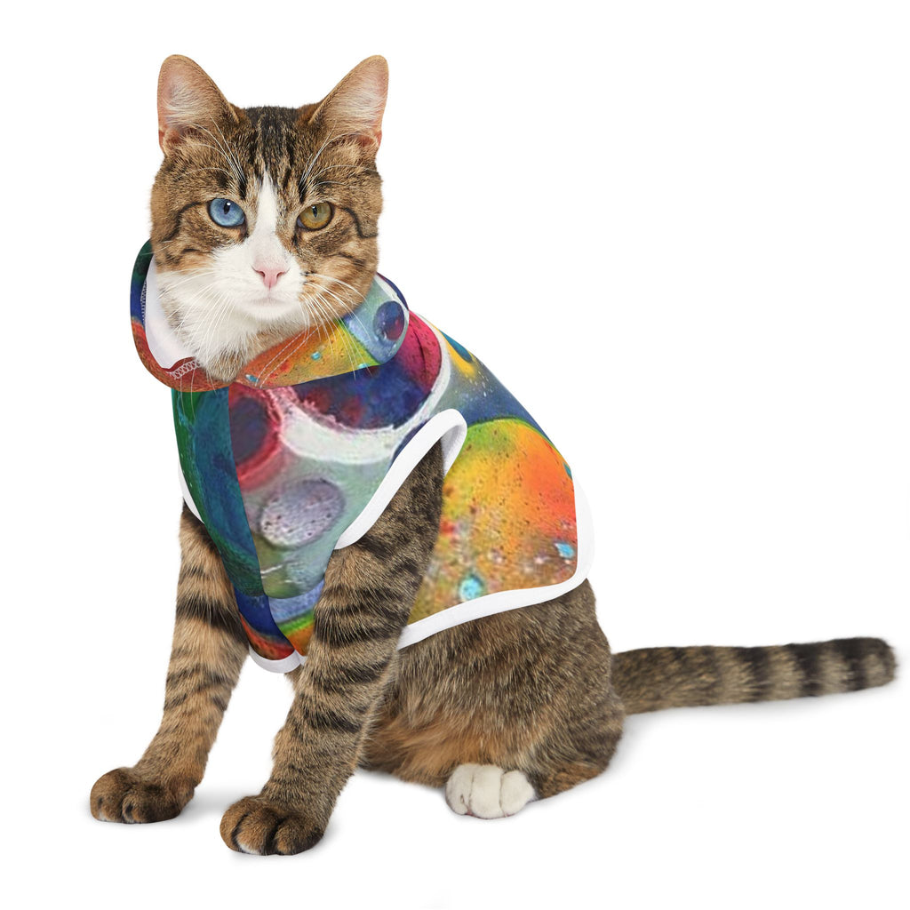 Galaxy Planets Pet Hoodie
