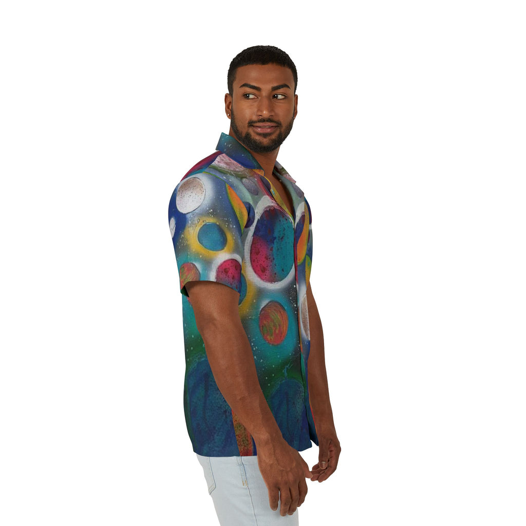 Galaxy Planets Paradise Hawaiian Shirt