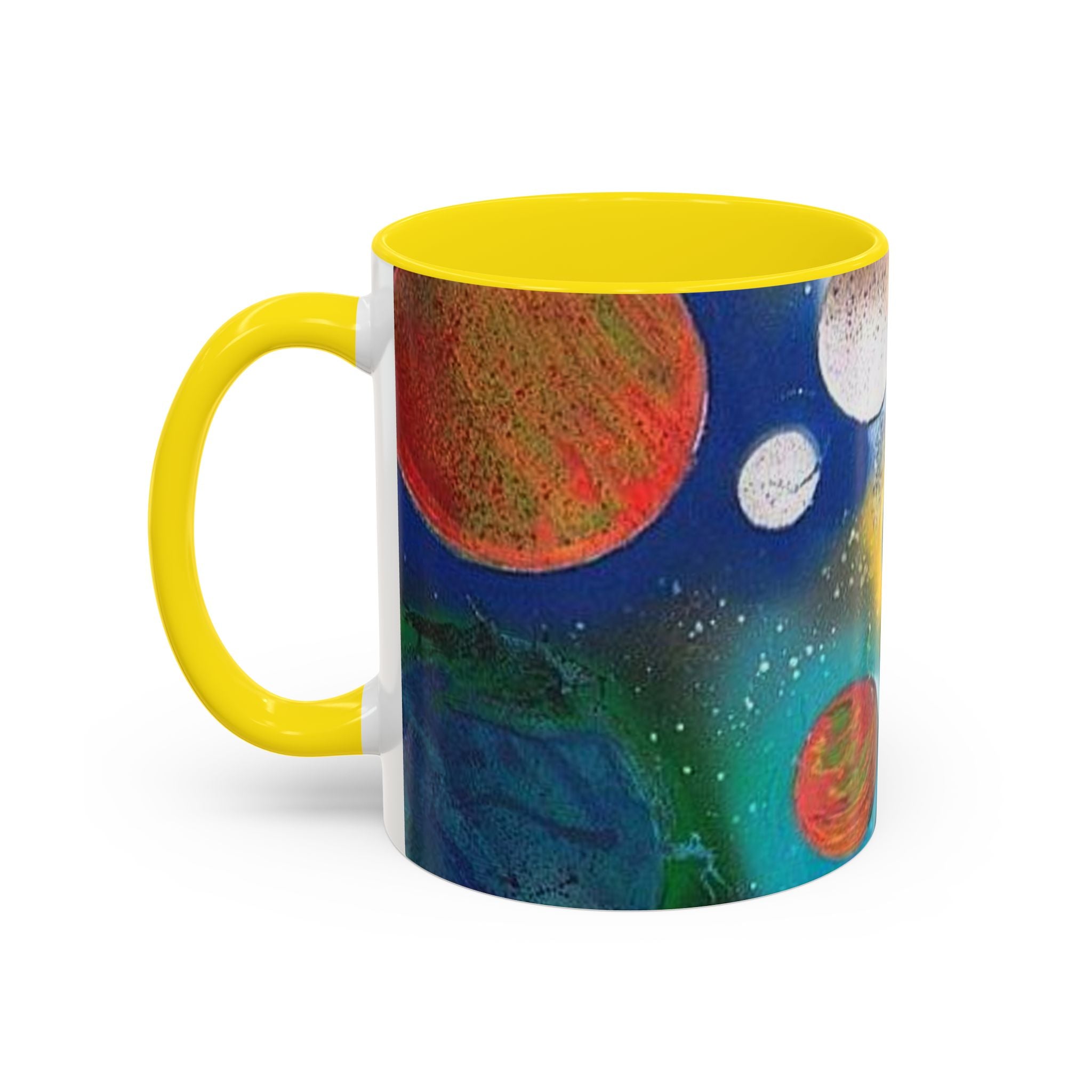 Galaxy Planets Accent Coffee Mug (11/15oz)