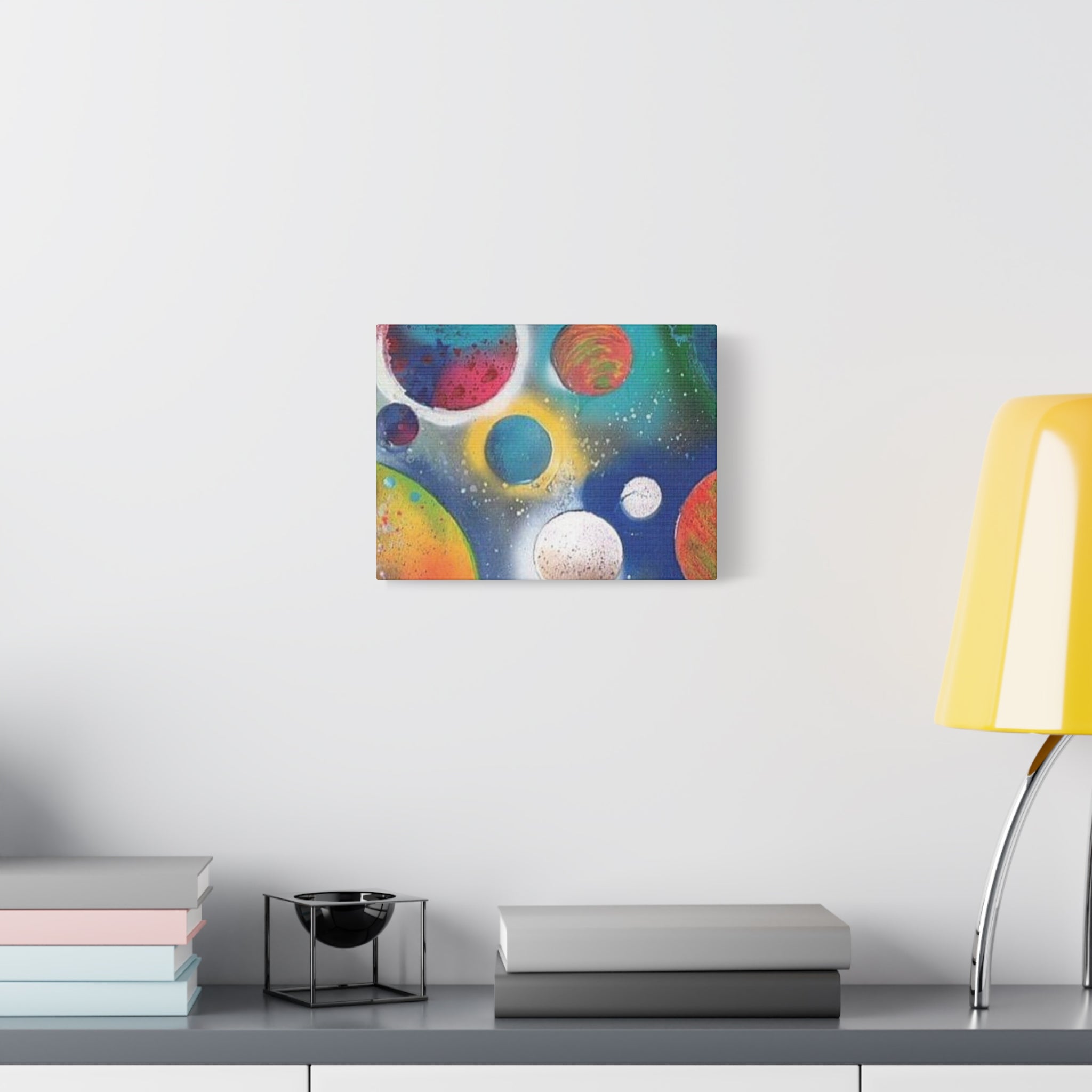Colorful Planetary Art Matte Canvas