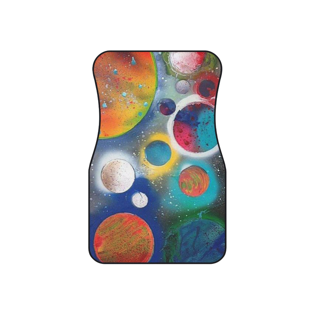 Galaxy Planets Car Floor Mats (Set of 2)