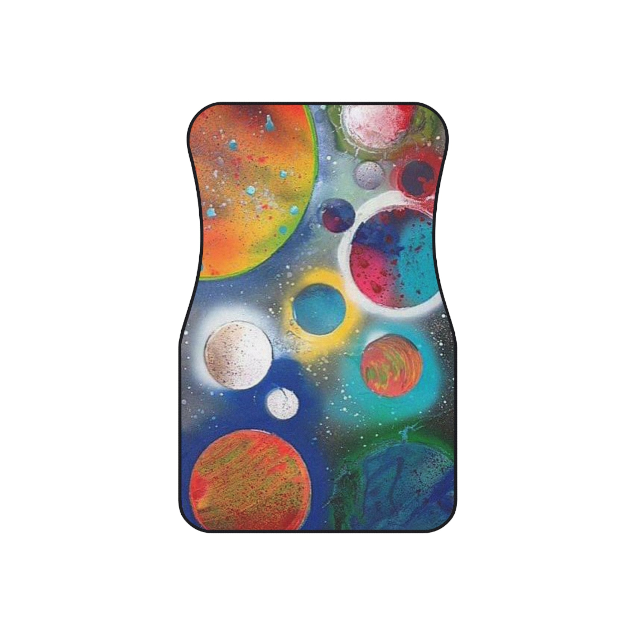 Galaxy Planets Car Floor Mats (Set of 2)