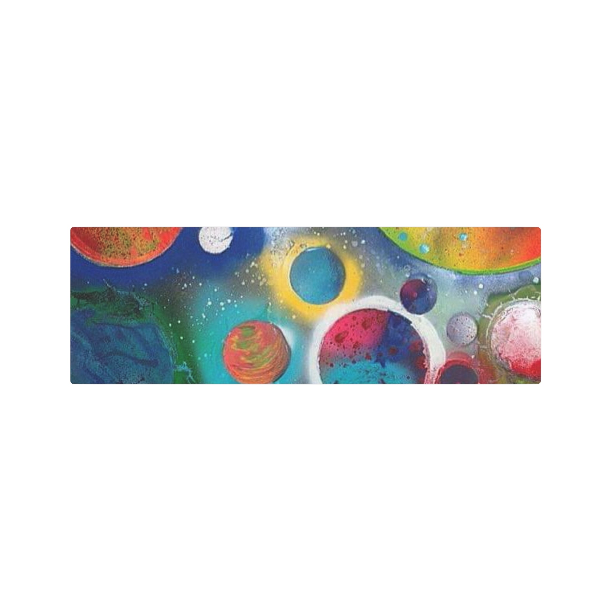 Galaxy Planets Metal Art Sign
